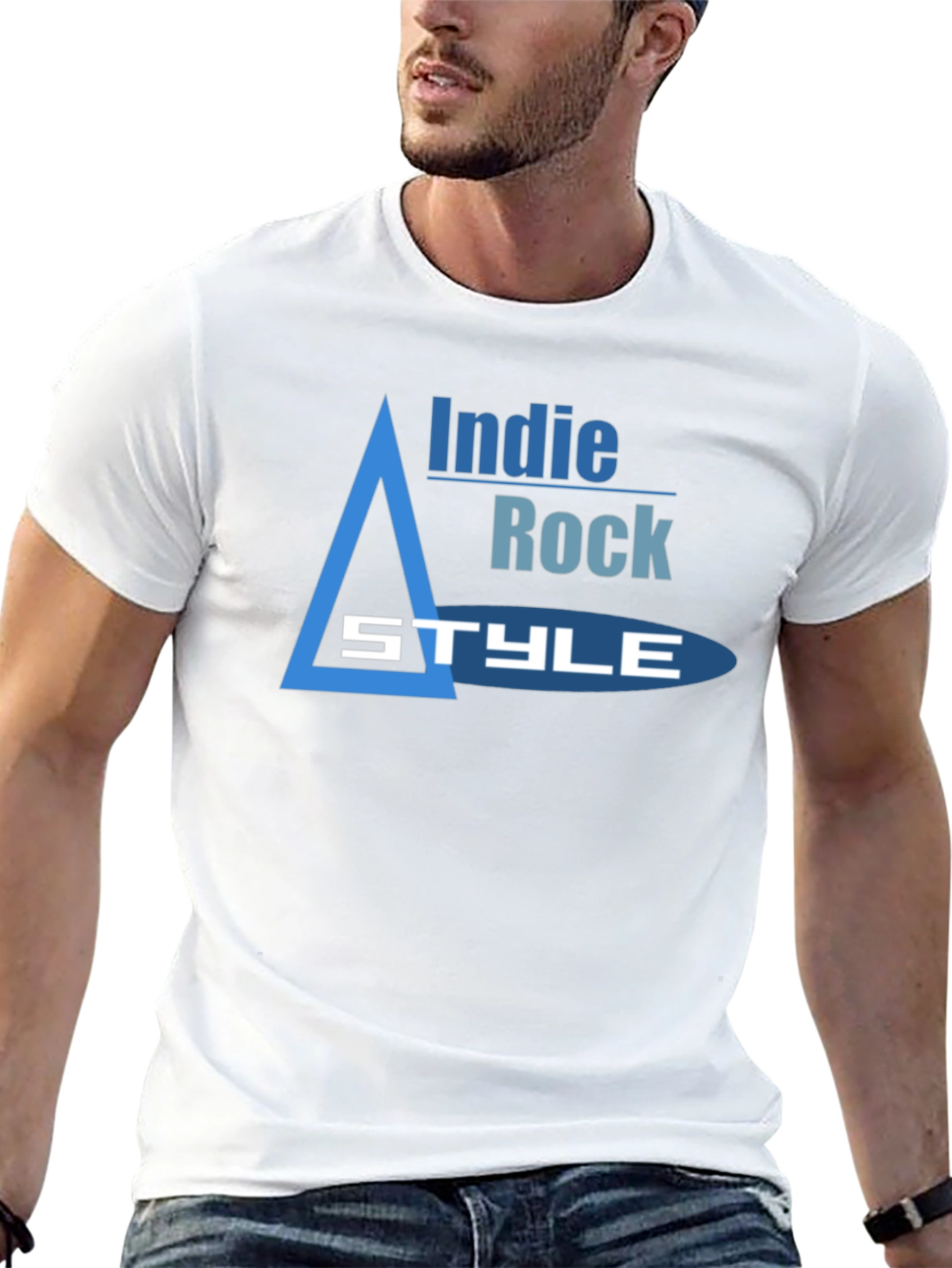 Indie Rock Style T-Shirt - Trendy Graphic Tee
