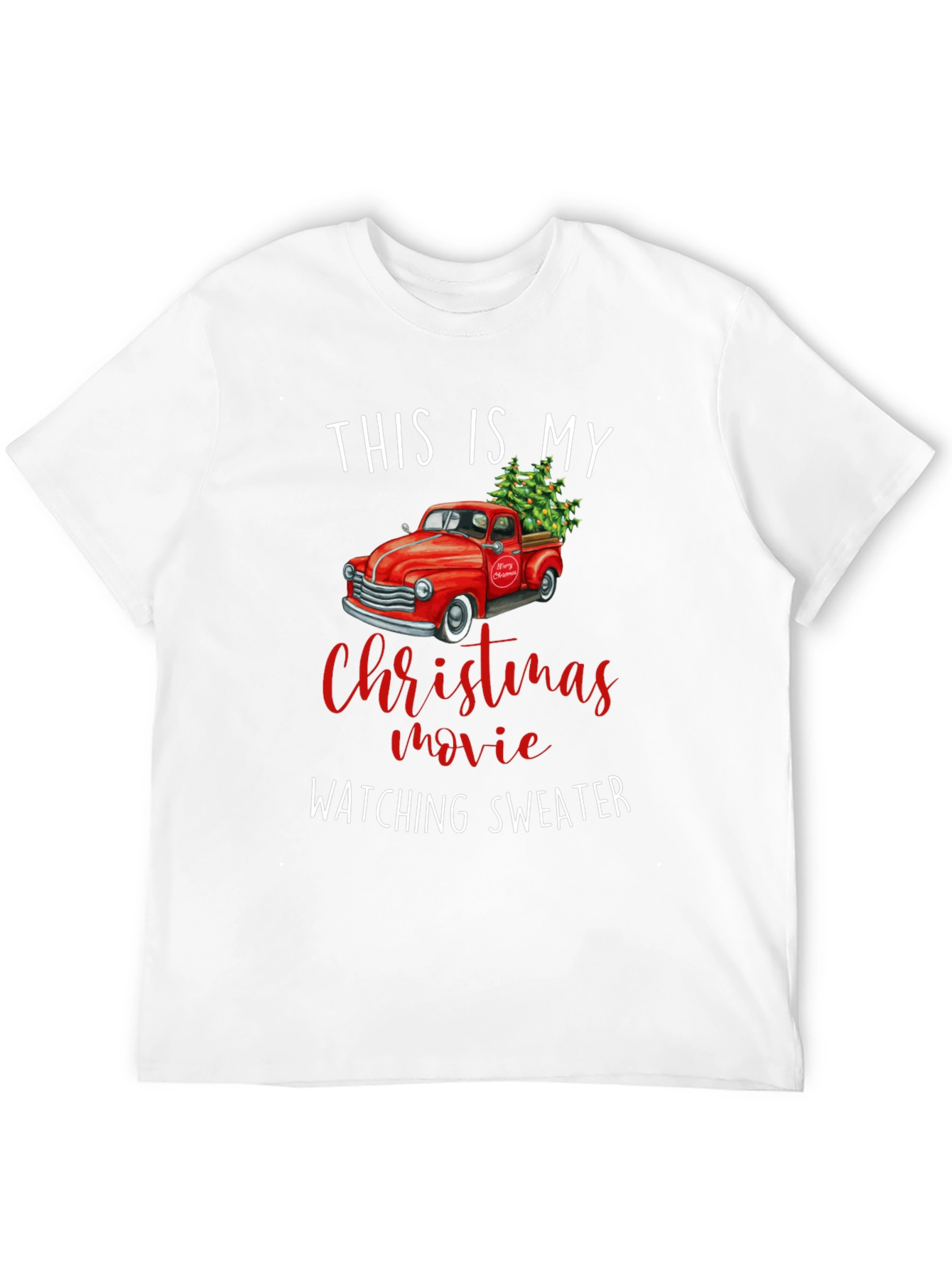 Christmas Movie Watching Sweater T-Shirt