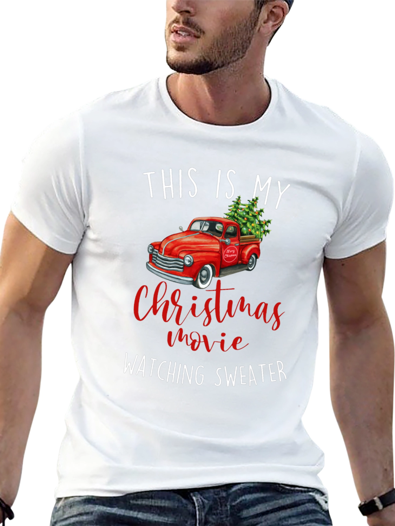 Christmas Movie Watching Sweater T-Shirt
