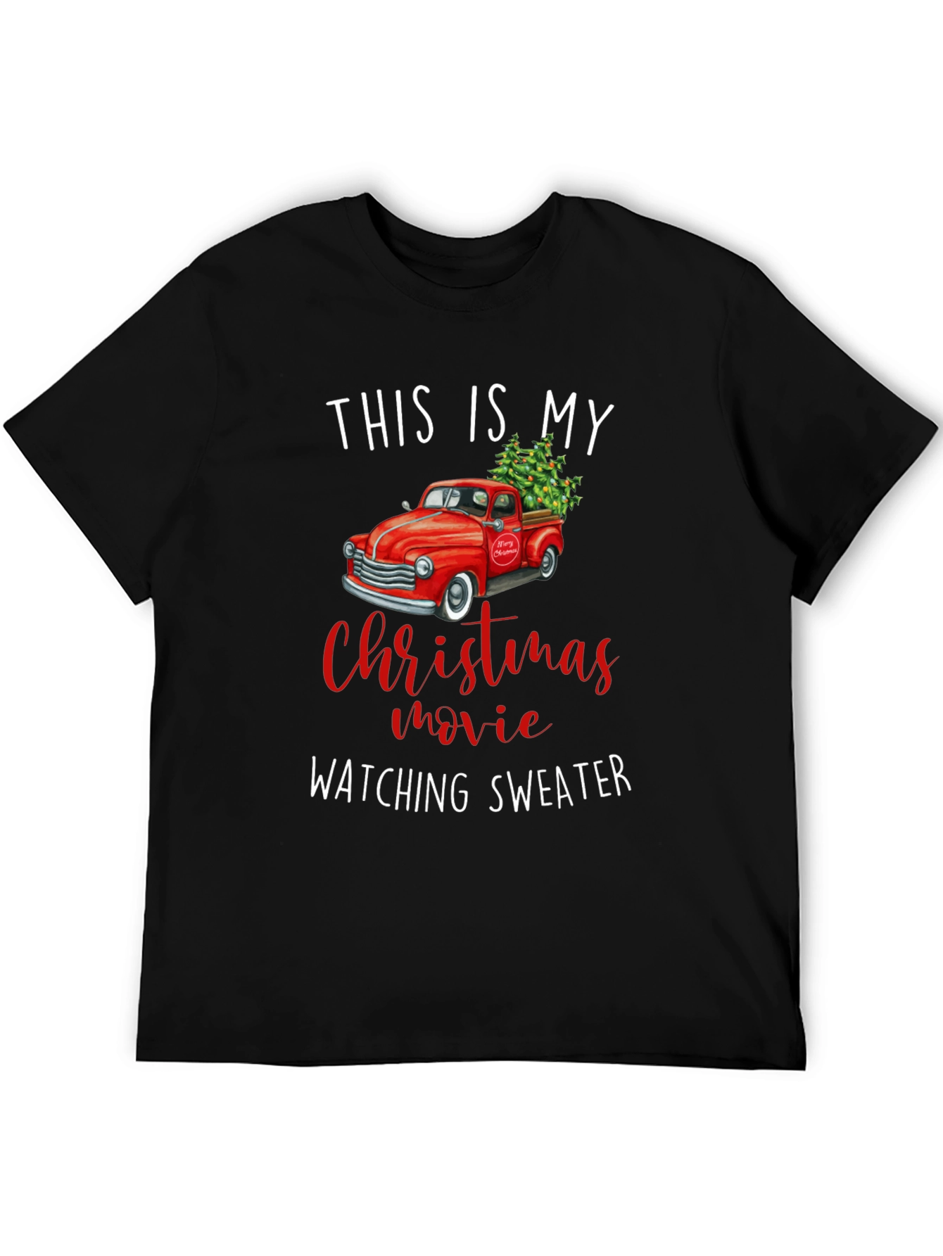 Christmas Movie Watching Sweater T-Shirt