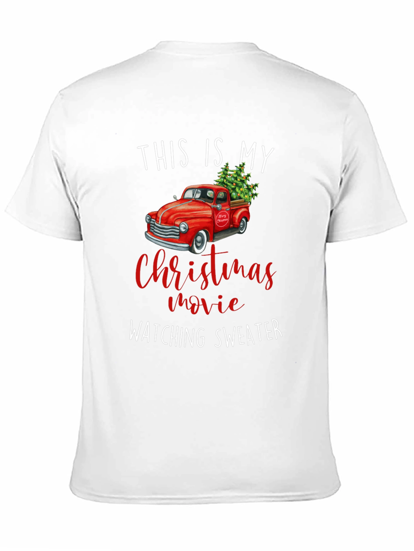 Christmas Movie Watching Sweater T-Shirt