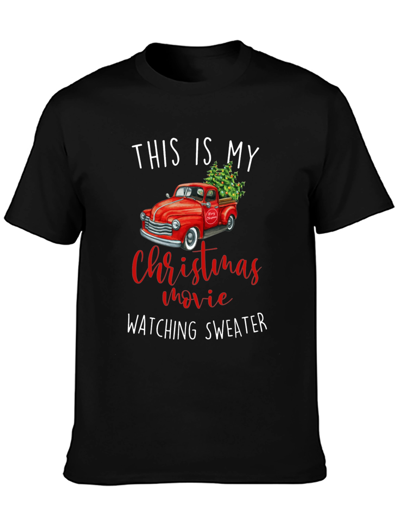 Christmas Movie Watching Sweater T-Shirt