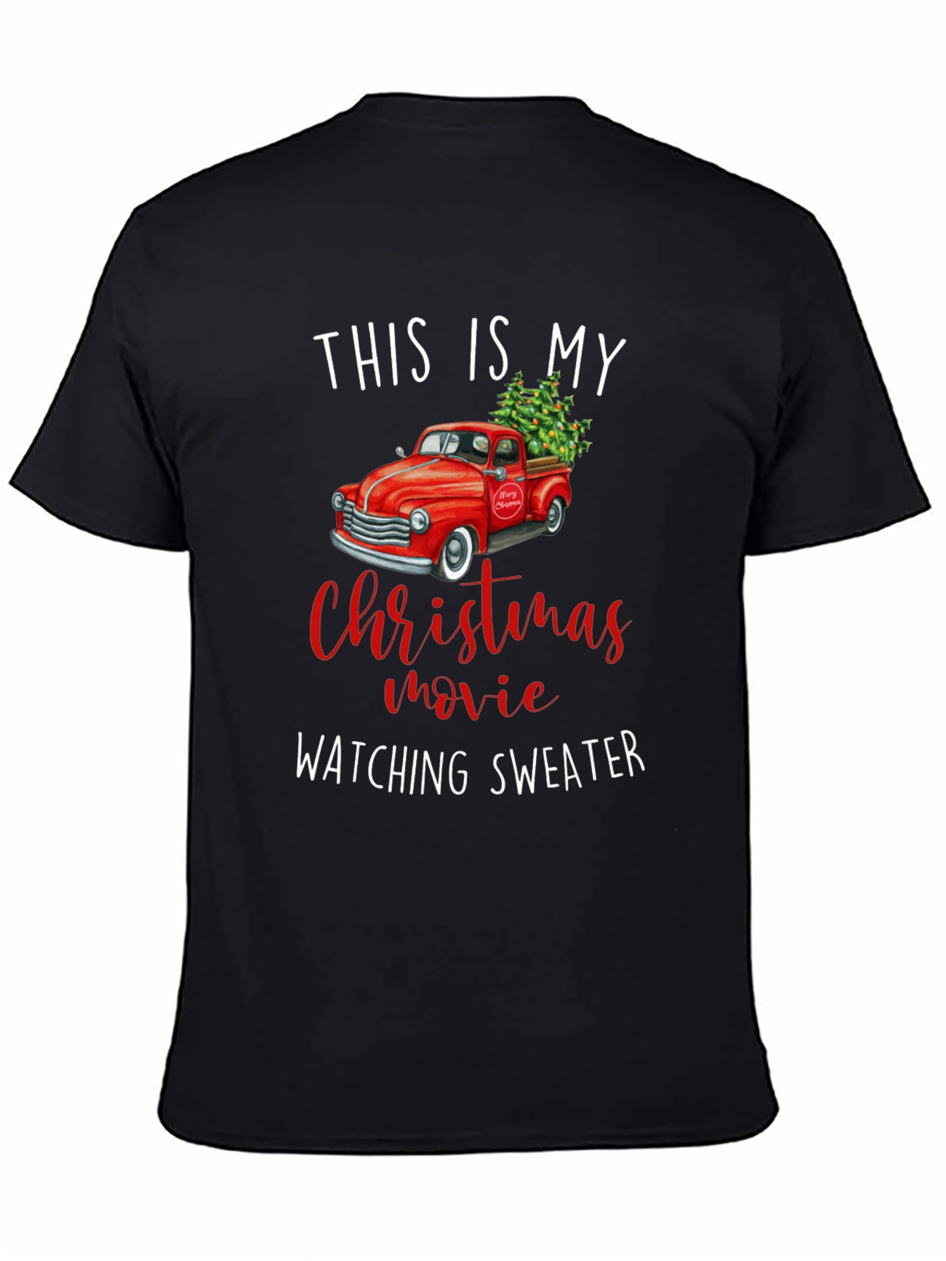 Christmas Movie Watching Sweater T-Shirt