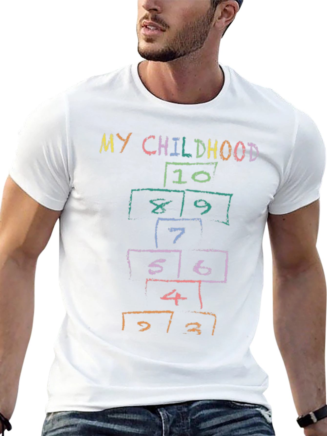 Hopscotch Childhood Memories T-Shirt