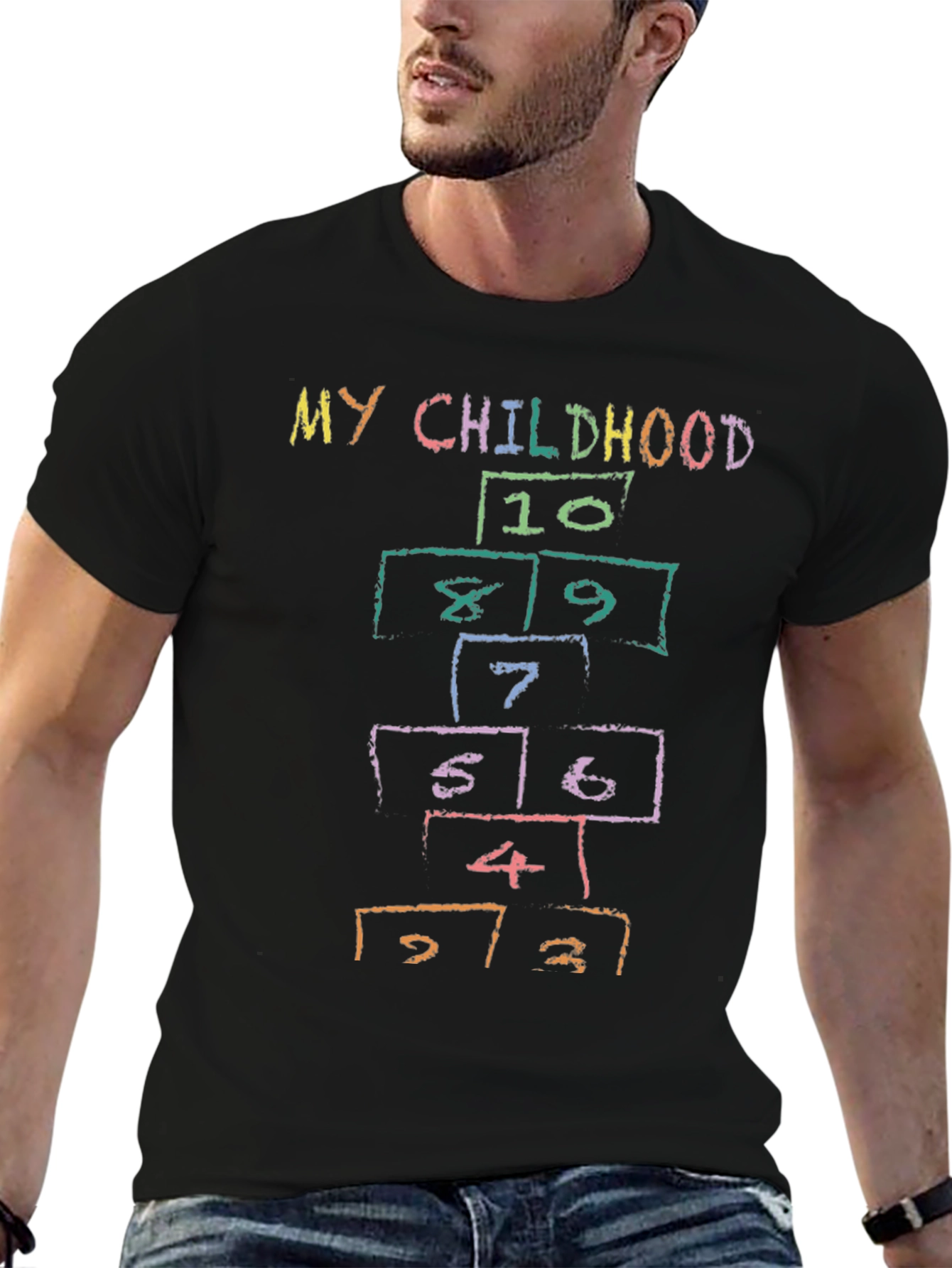 Hopscotch Childhood Memories T-Shirt