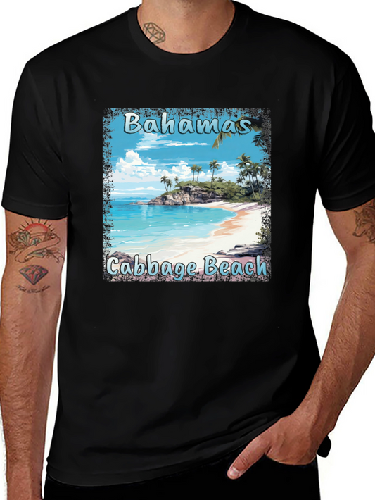 Bahamas Cabbage Beach T-Shirt - Island Vibes