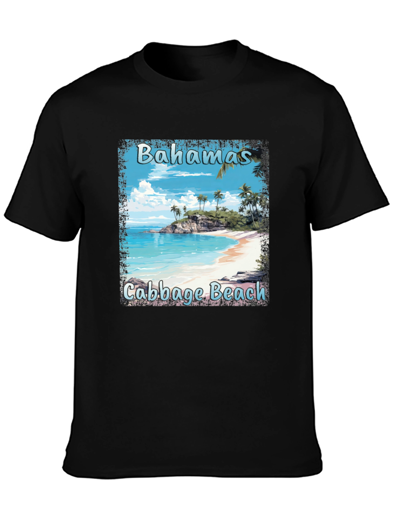Bahamas Cabbage Beach T-Shirt - Island Vibes