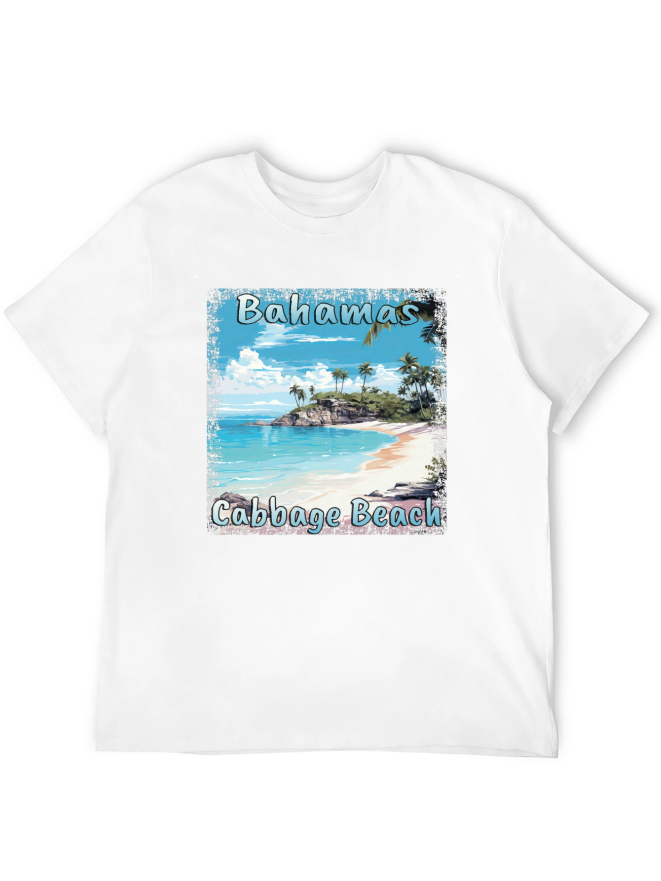 Bahamas Cabbage Beach T-Shirt - Island Vibes