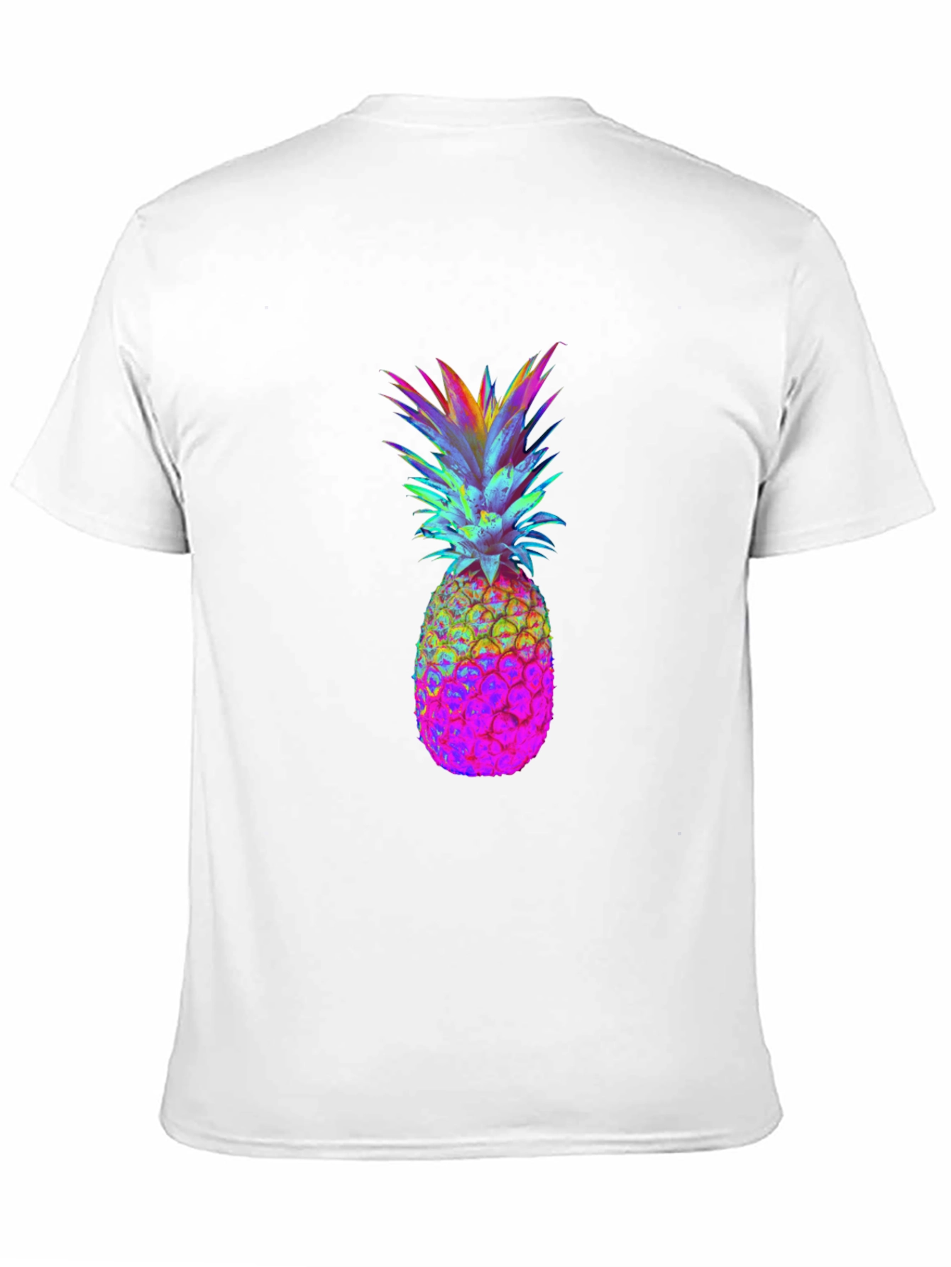 Rainbow Pineapple Graphic Tee - Black