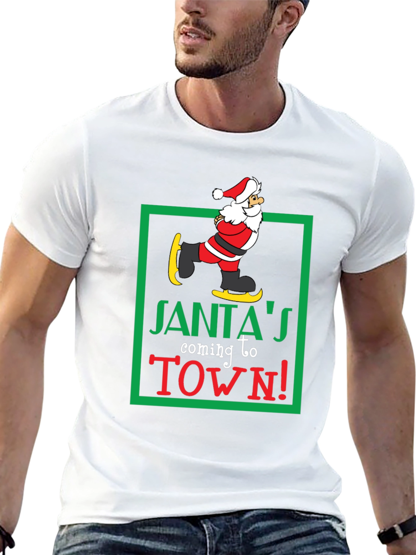 Santas Coming to Town T-Shirt