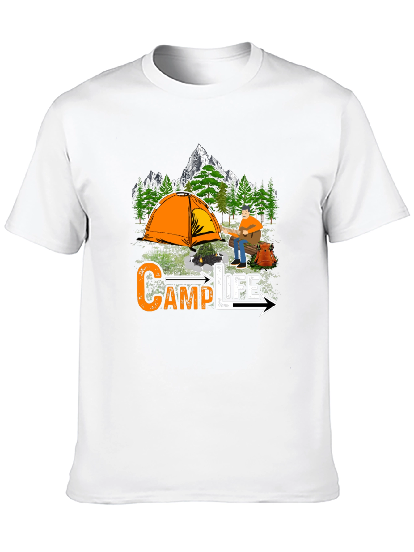 Camp Life T-Shirt - Outdoors Adventure Tee