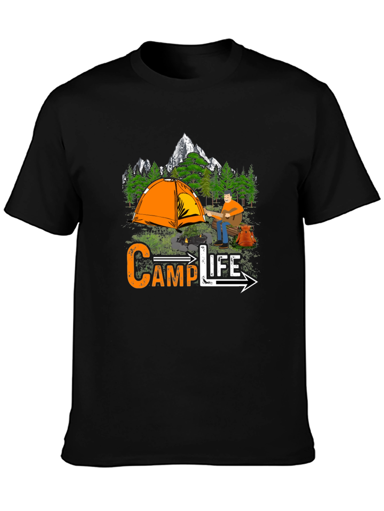 Camp Life T-Shirt - Outdoors Adventure Tee