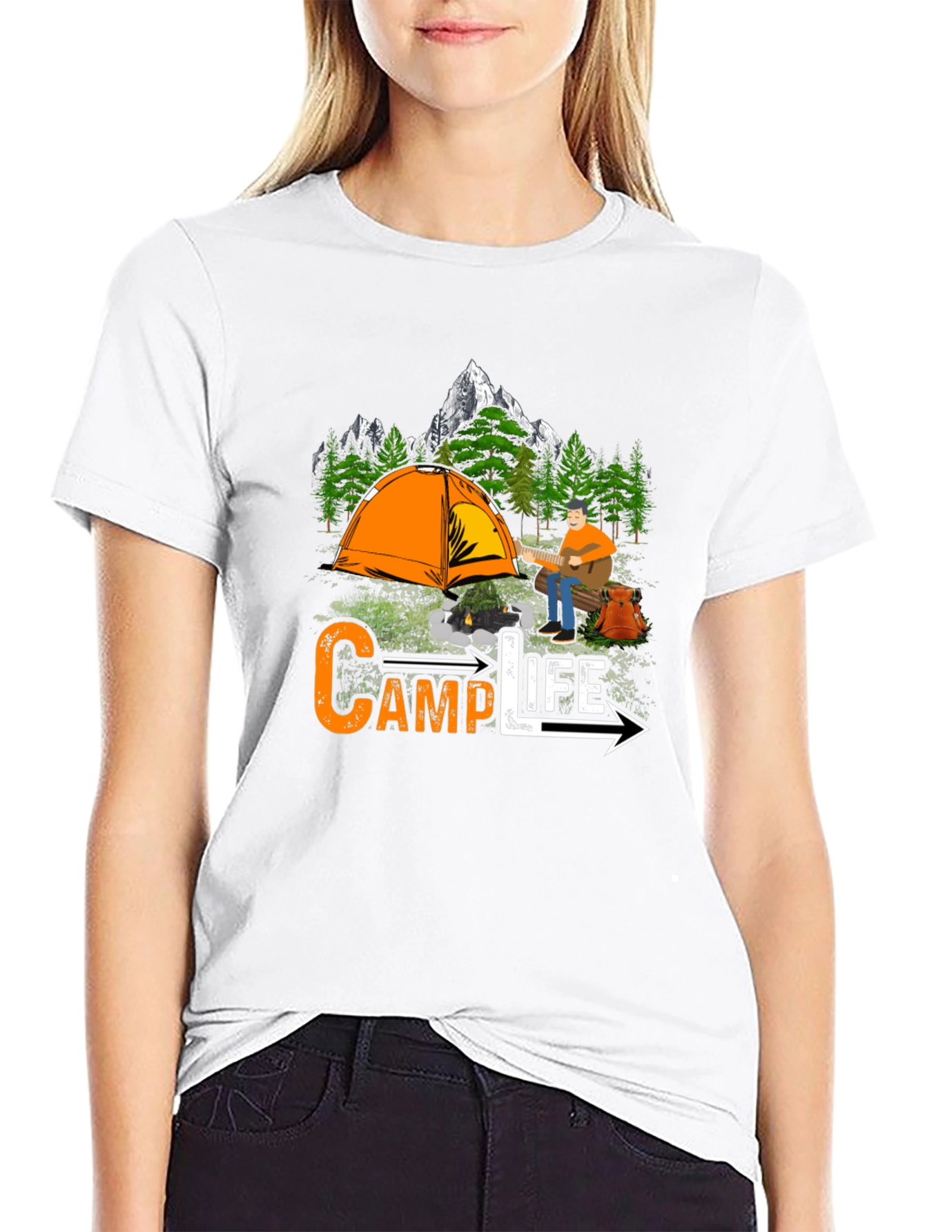 Camp Life T-Shirt - Outdoors Adventure Tee
