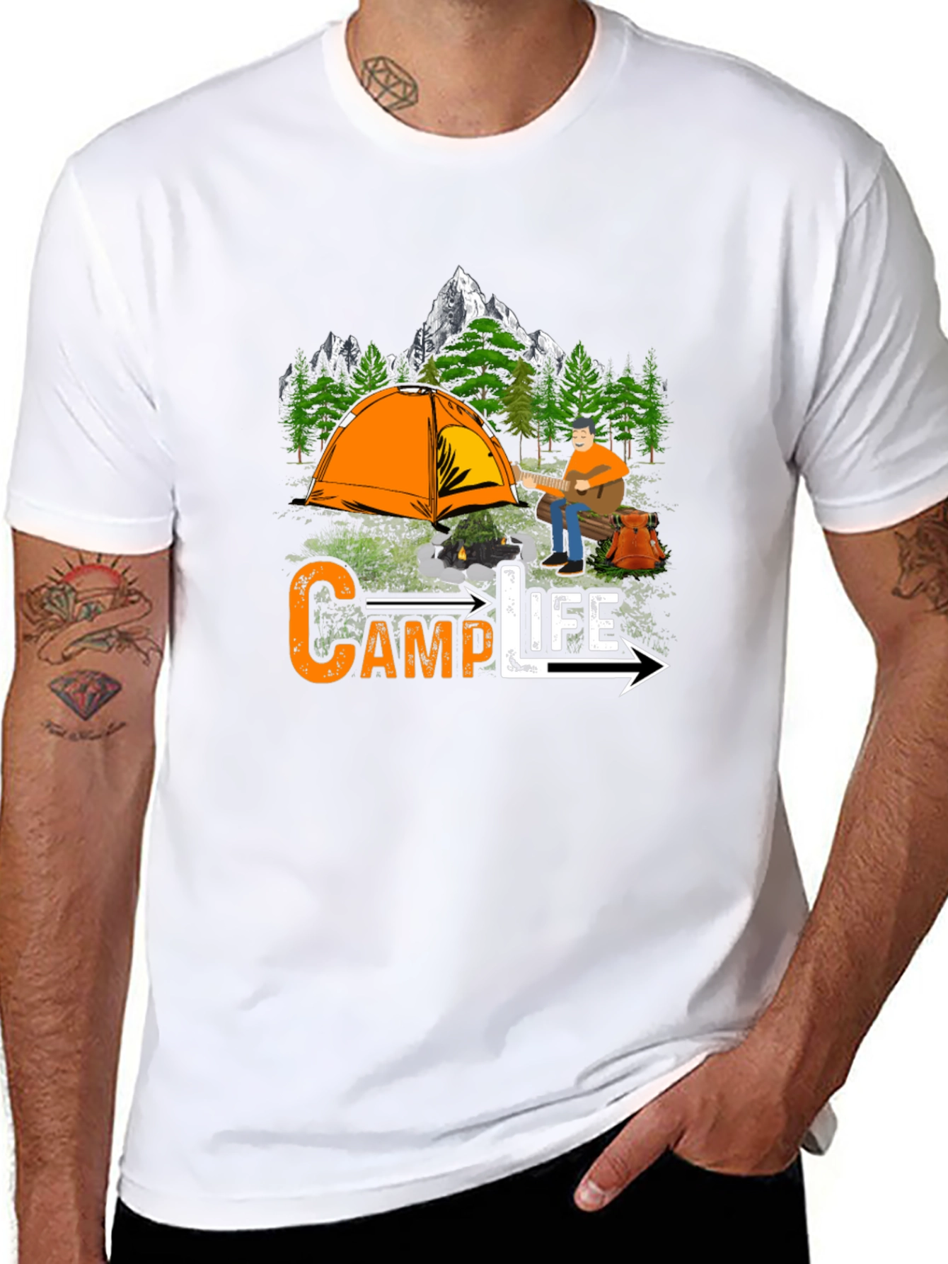 Camp Life T-Shirt - Outdoors Adventure Tee