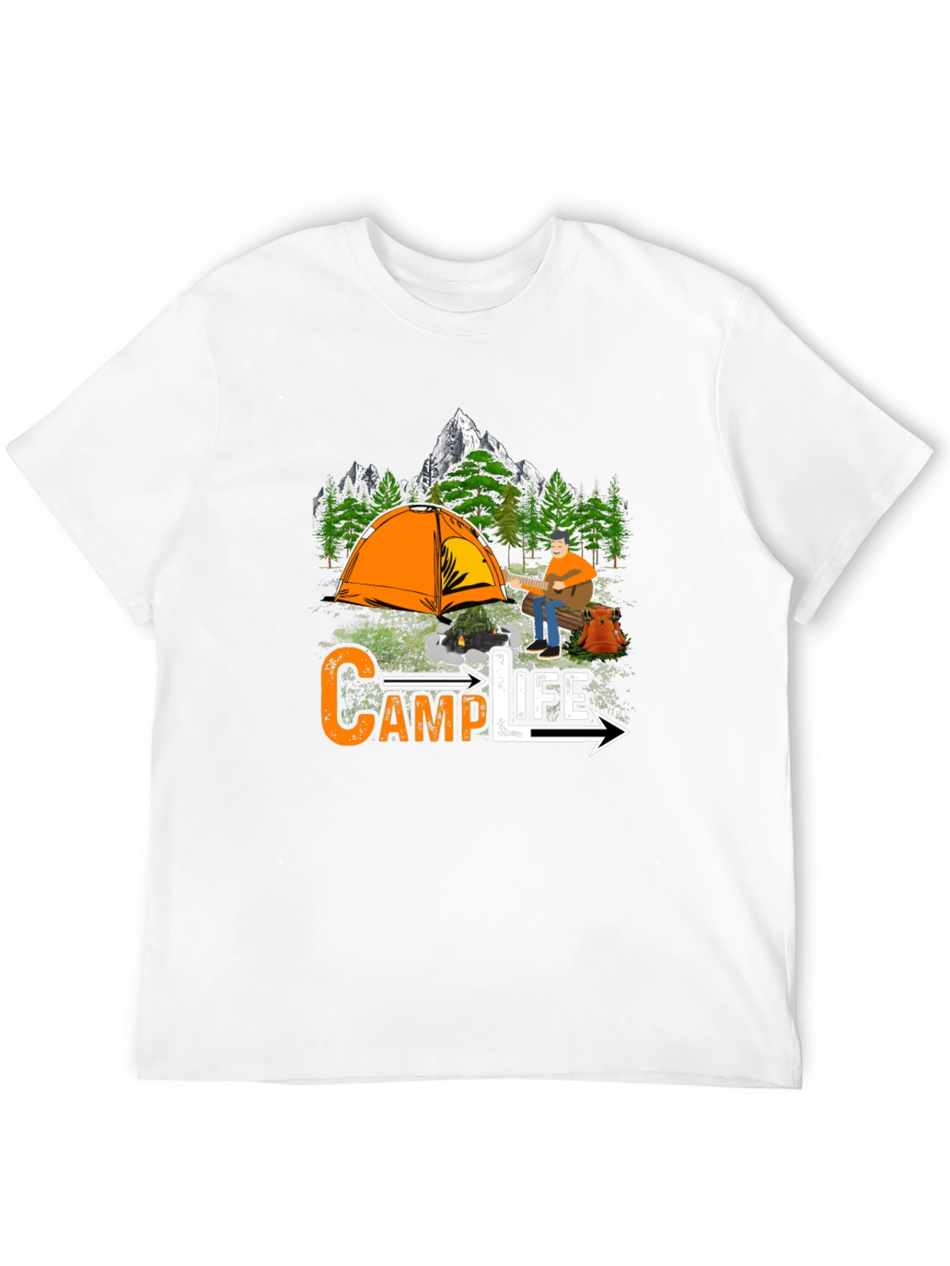 Camp Life T-Shirt - Outdoors Adventure Tee