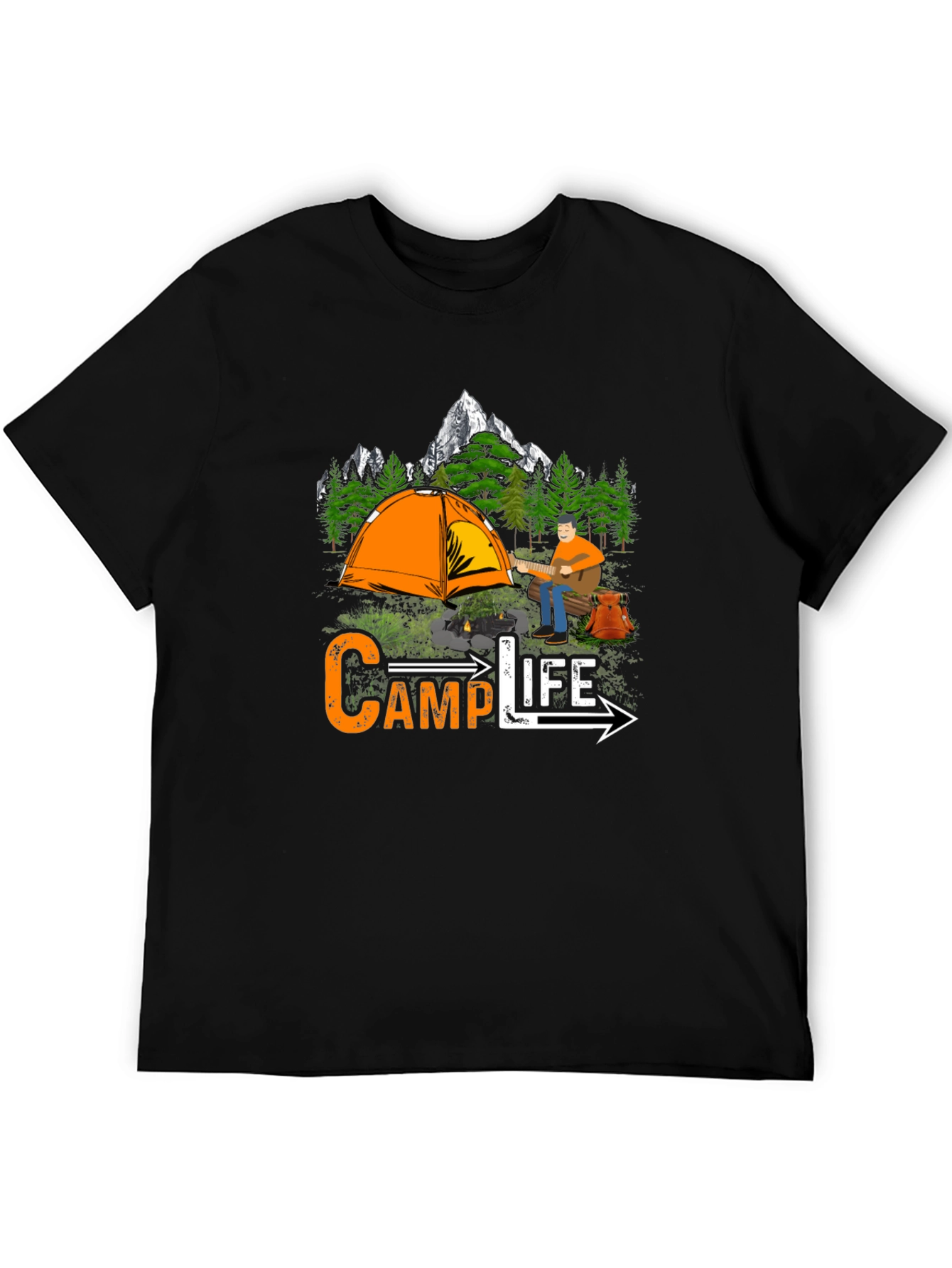 Camp Life T-Shirt - Outdoors Adventure Tee