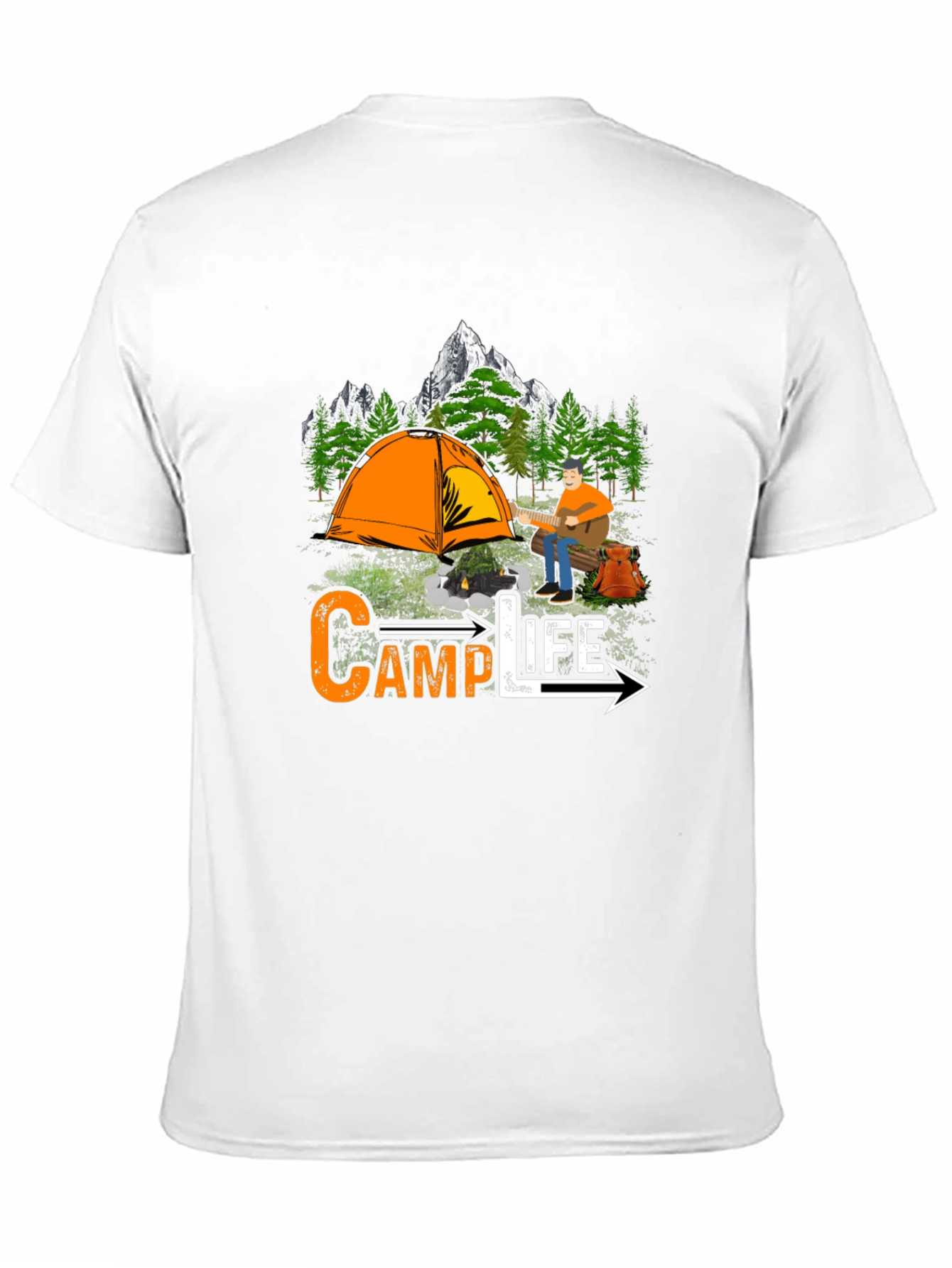 Camp Life T-Shirt - Outdoors Adventure Tee