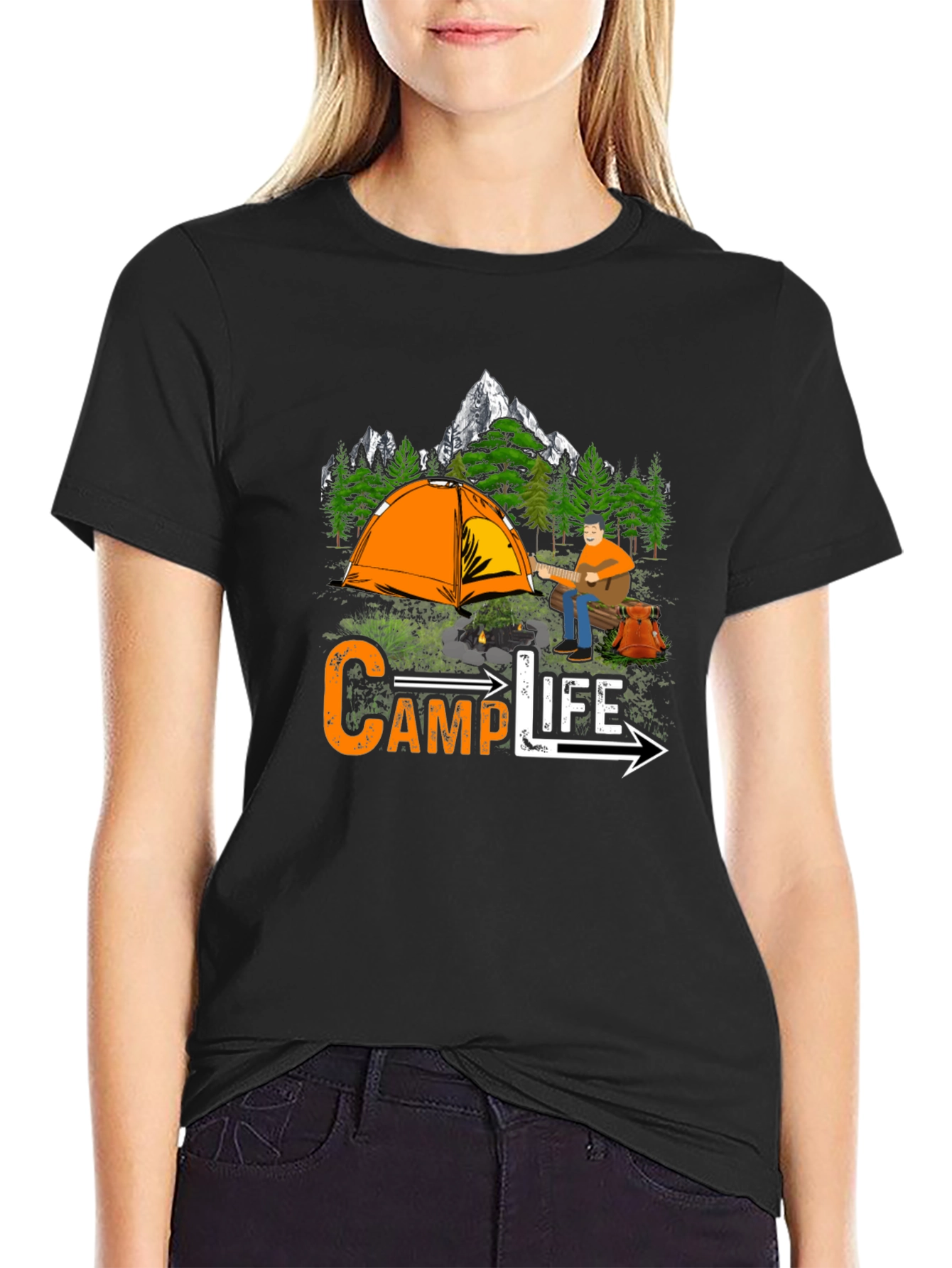 Camp Life T-Shirt - Outdoors Adventure Tee