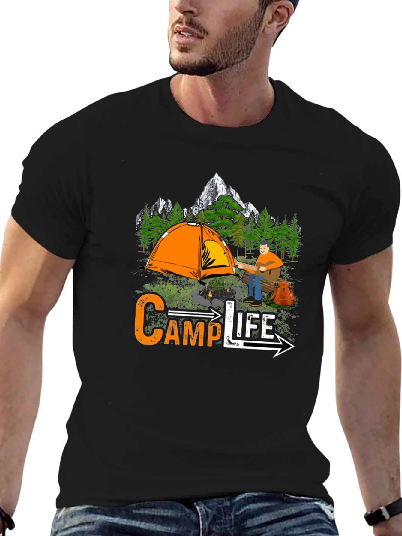 Camp Life T-Shirt - Outdoors Adventure Tee