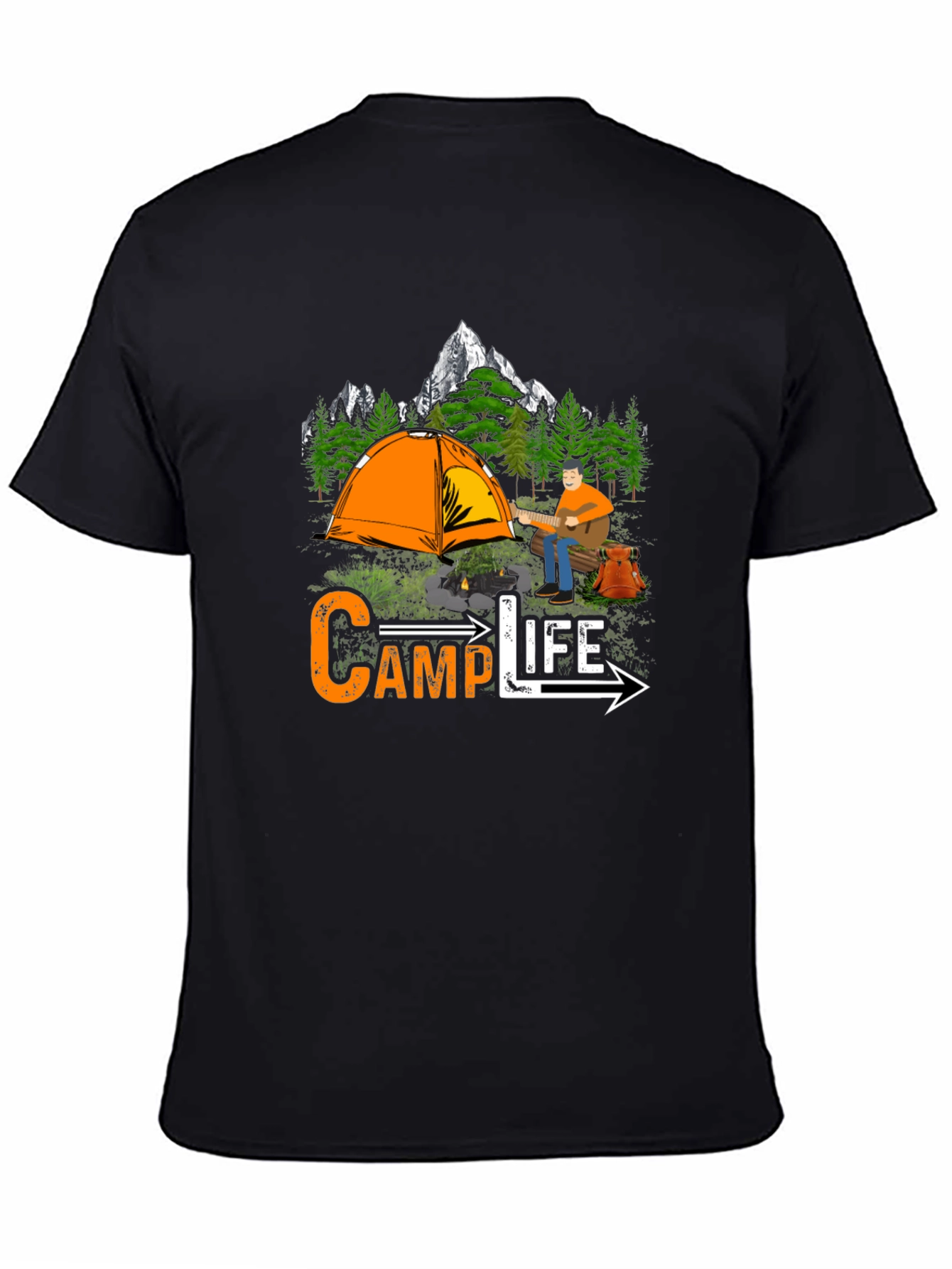 Camp Life T-Shirt - Outdoors Adventure Tee