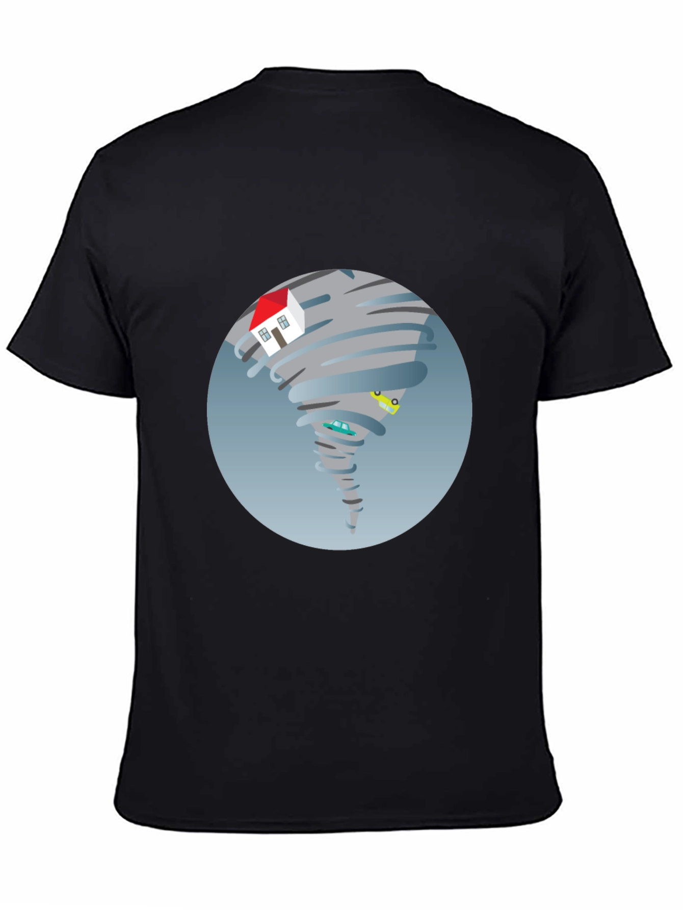 Tornado House T-Shirt - Novelty Graphic Tee
