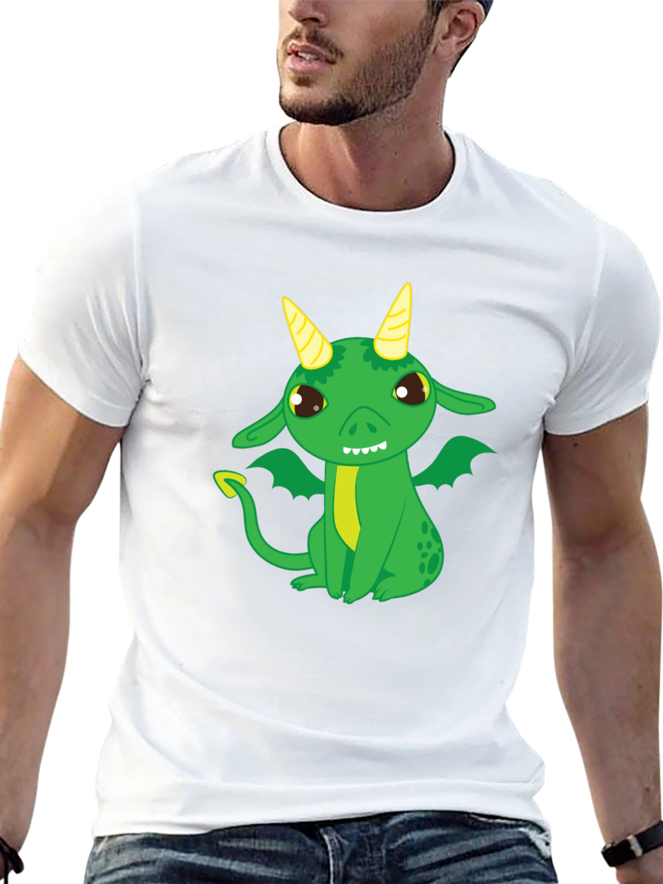 Dragon Graphic T-Shirt - Cute Cartoon Design