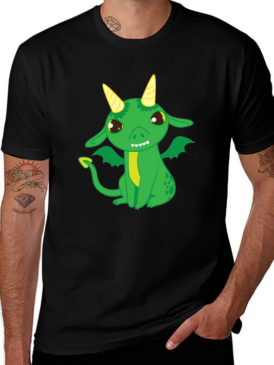 Dragon Graphic T-Shirt - Cute Cartoon Design