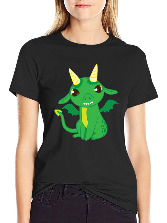 Dragon Graphic T-Shirt - Cute Cartoon Design
