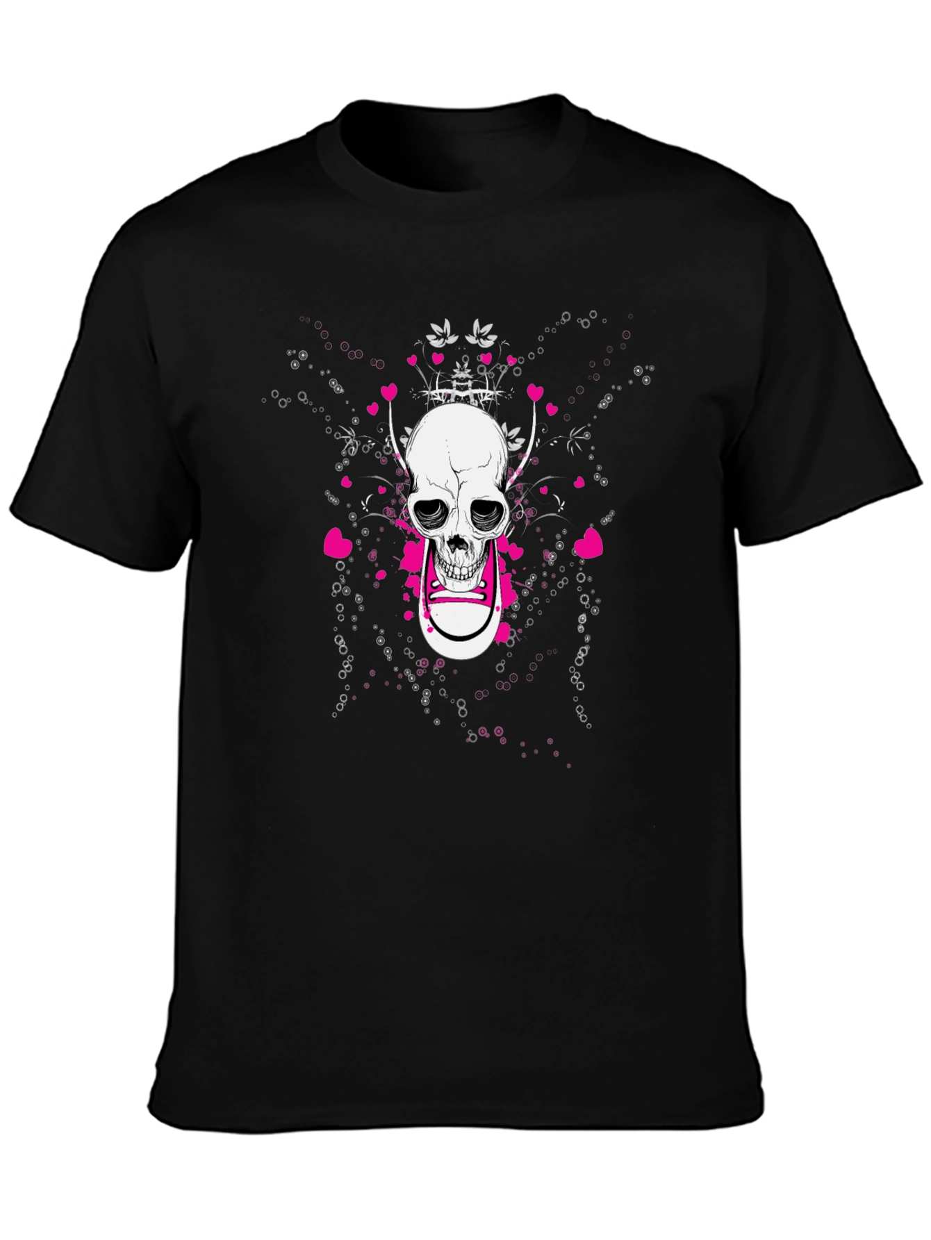 Skull Sneaker Graphic Tee - Edgy Style
