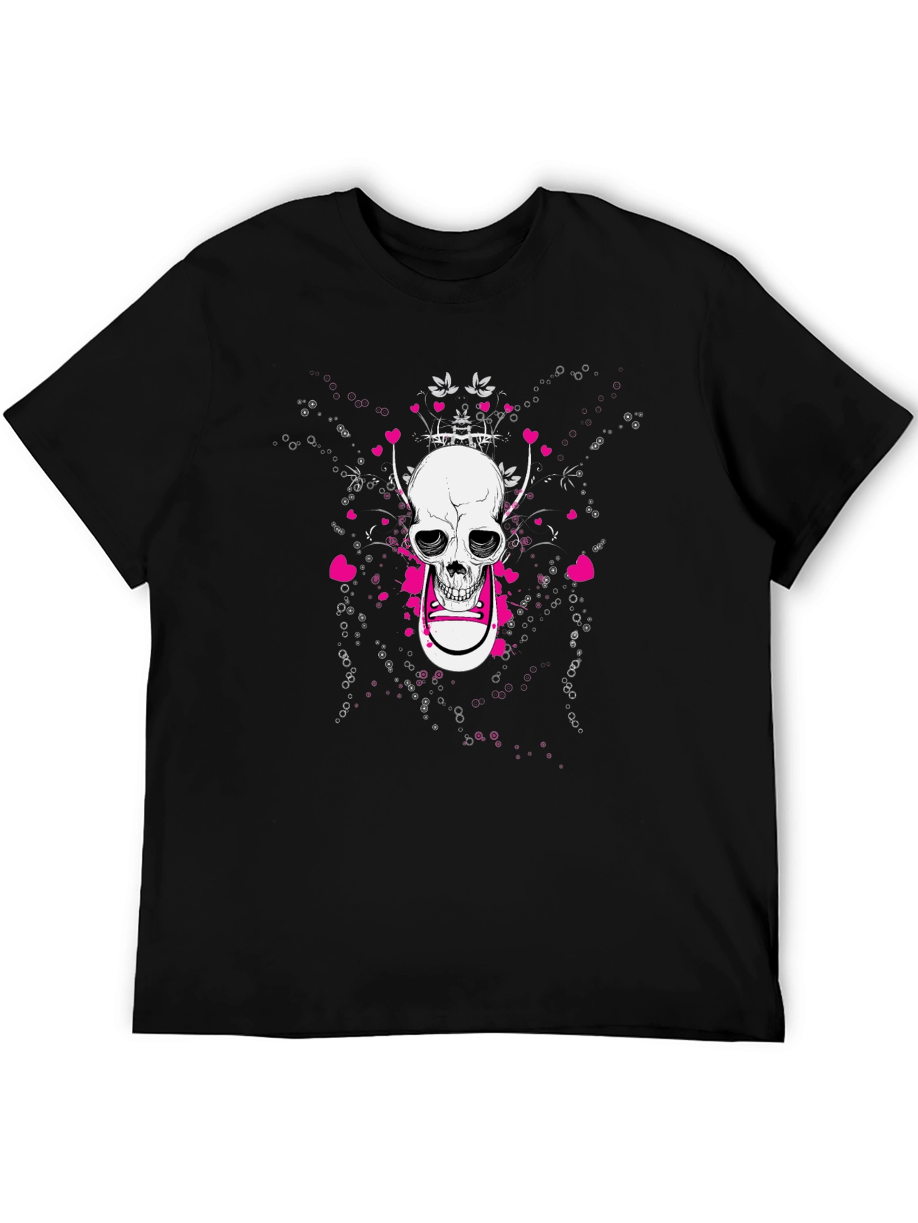 Skull Sneaker Graphic Tee - Edgy Style