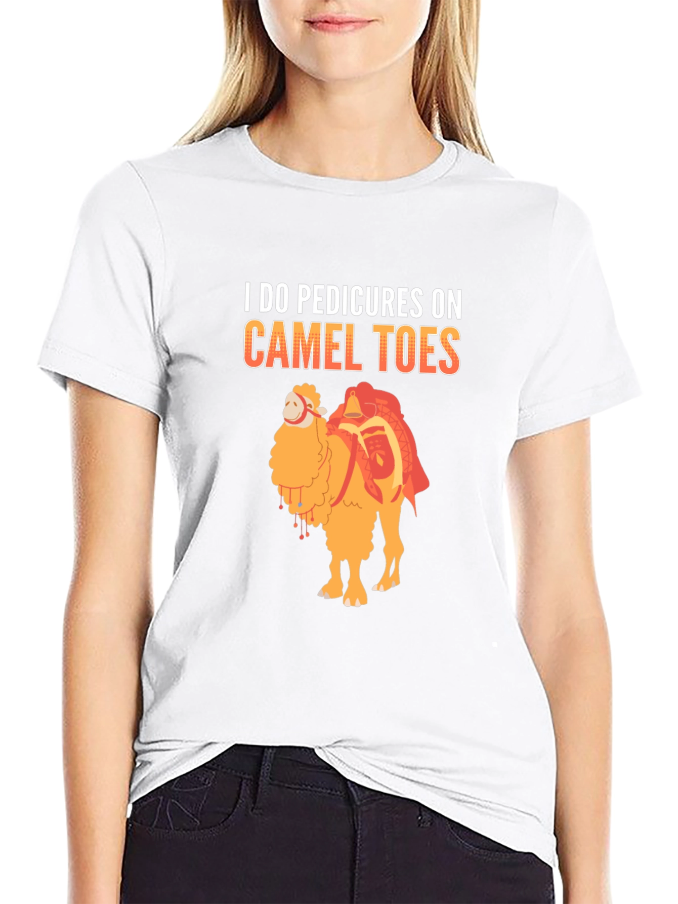 Pedicure Camel Toes Funny Graphic T-Shirt