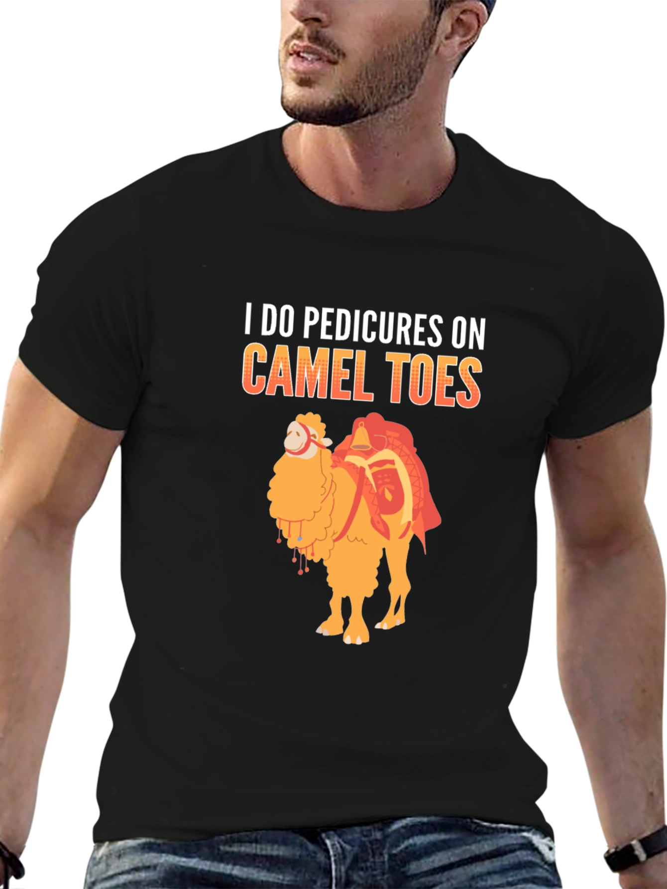 Pedicure Camel Toes Funny Graphic T-Shirt