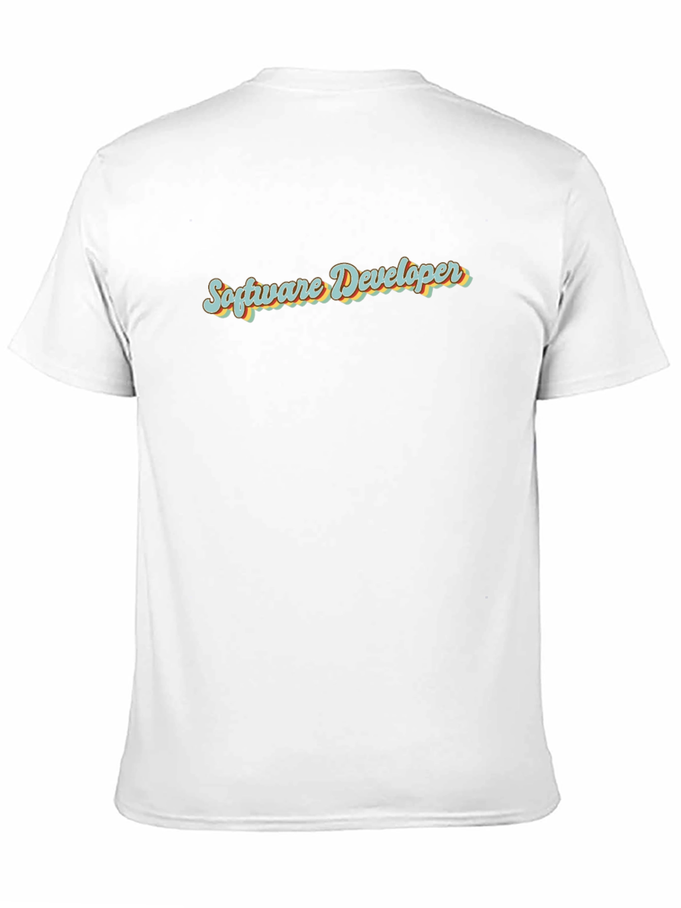 Software Developer Retro Style Black T-Shirt
