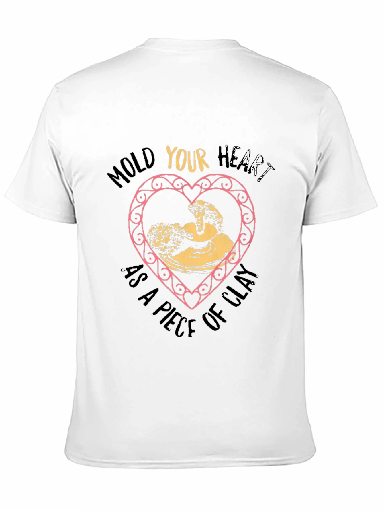 Artisan Pottery Heart T-Shirt - Mold Your Heart