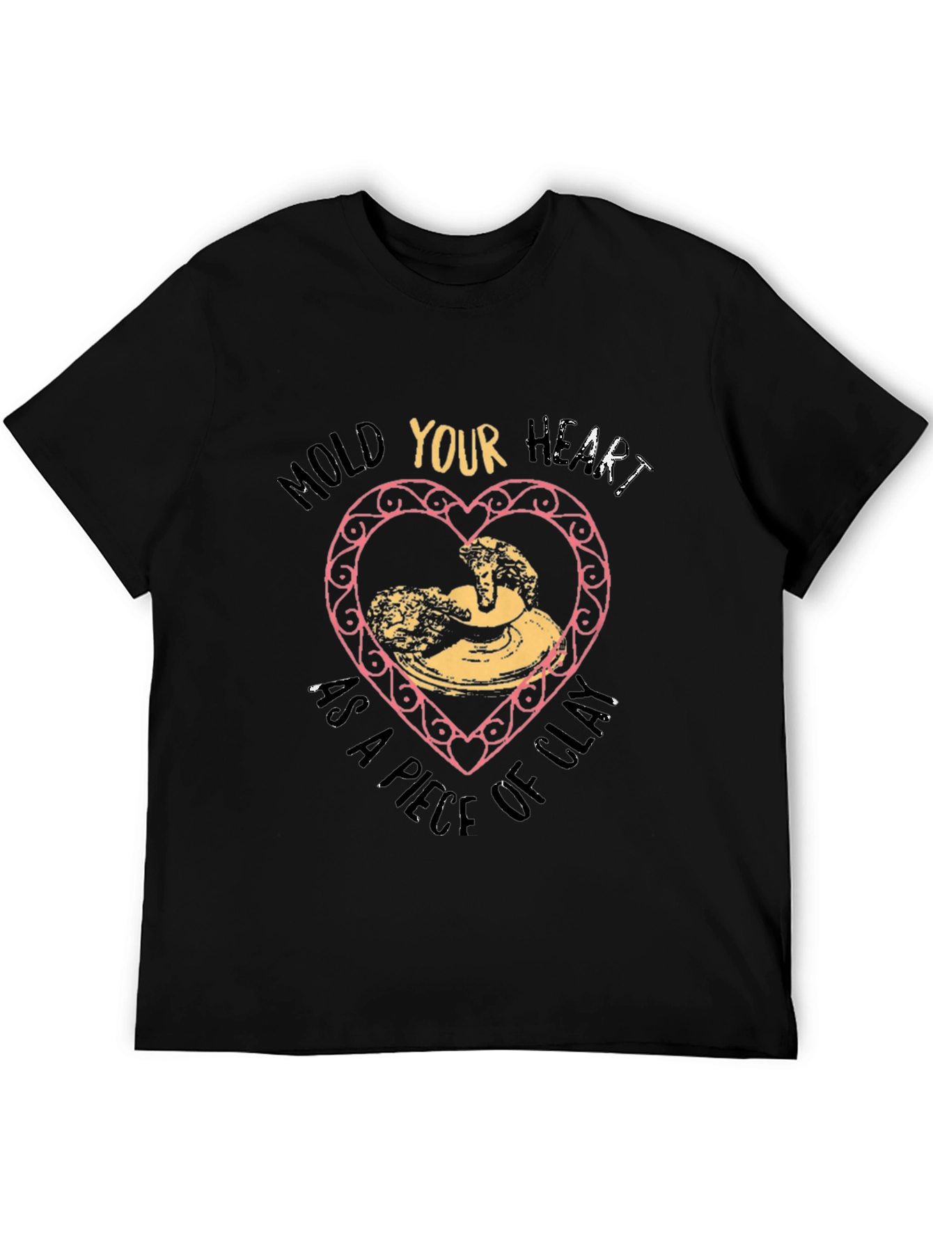 Artisan Pottery Heart T-Shirt - Mold Your Heart