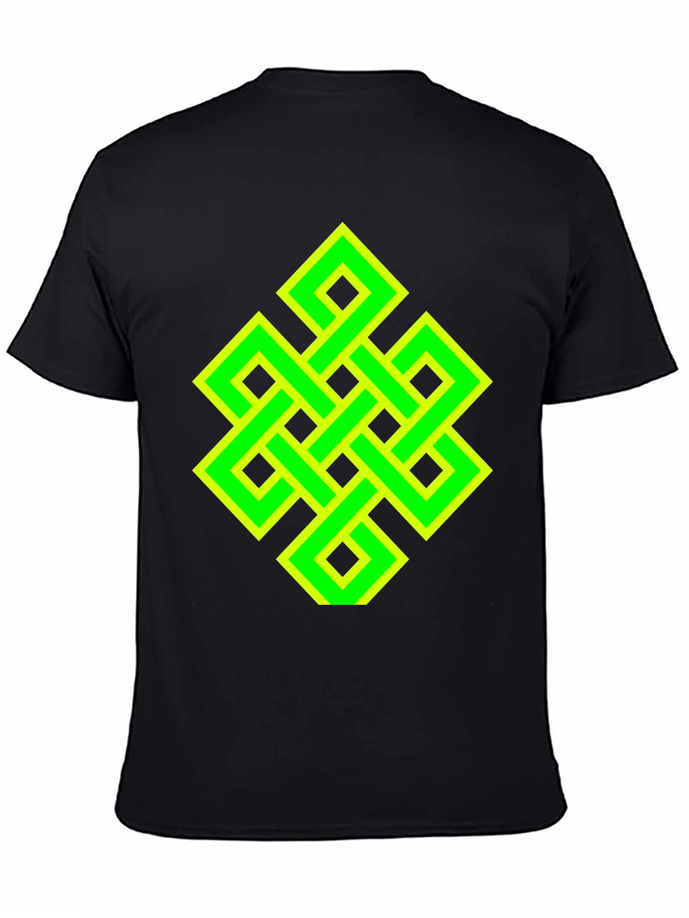 Endless Knot Graphic Tee - Black