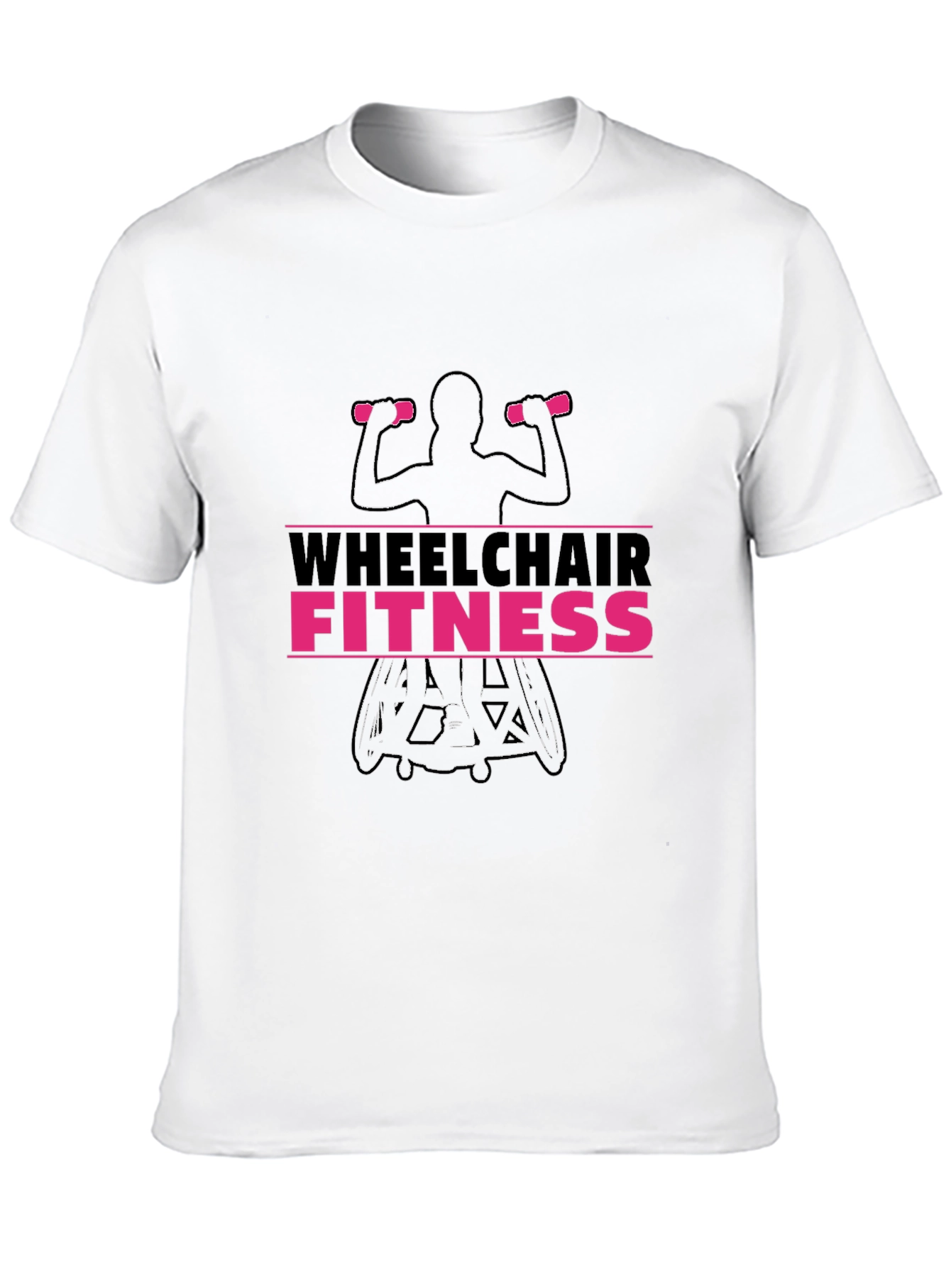 Wheelchair Fitness Graphic T-Shirt
