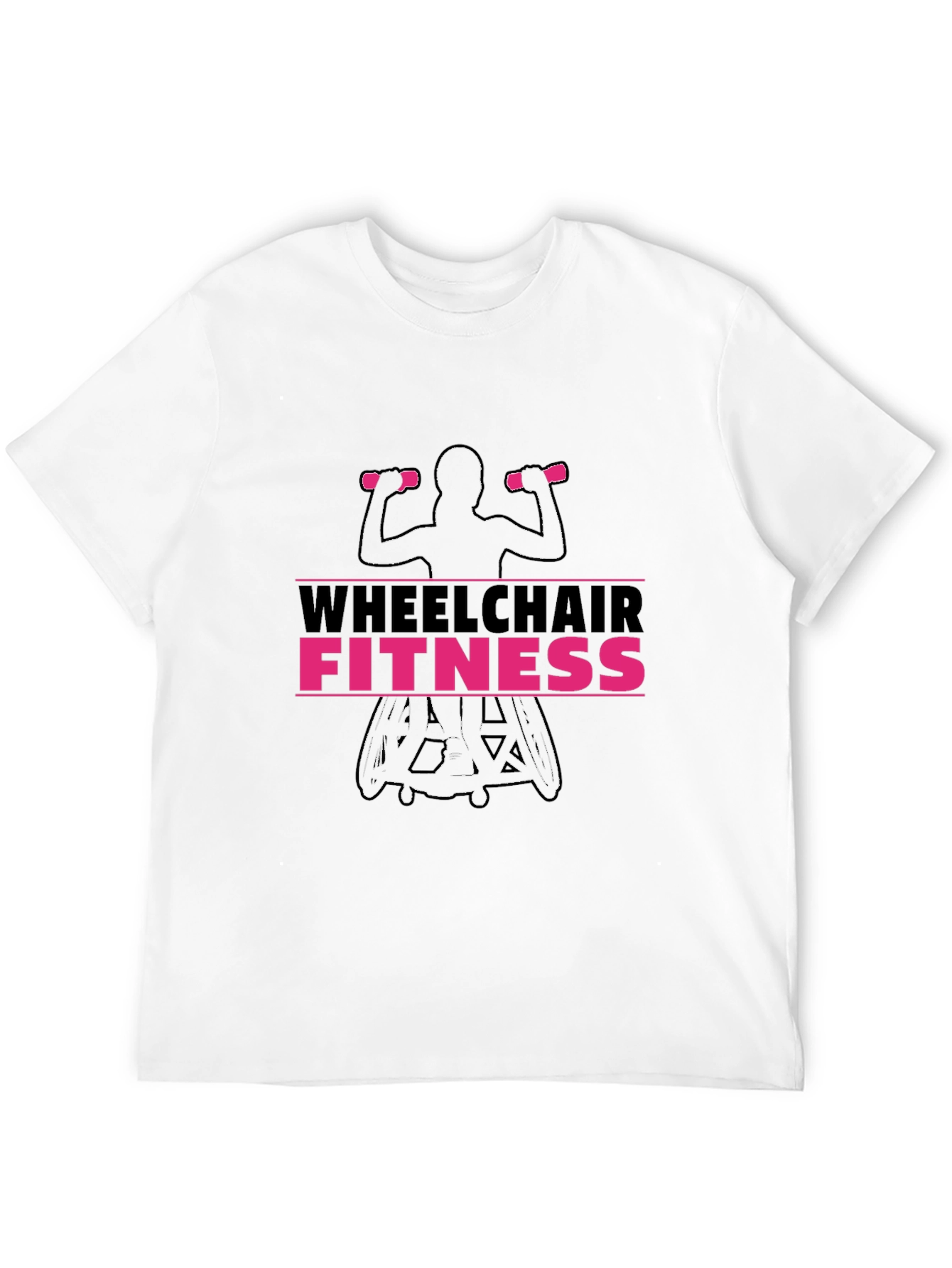 Wheelchair Fitness Graphic T-Shirt