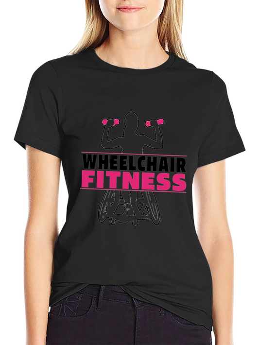 Wheelchair Fitness Graphic T-Shirt