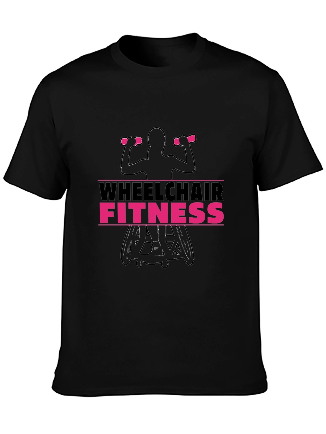 Wheelchair Fitness Graphic T-Shirt