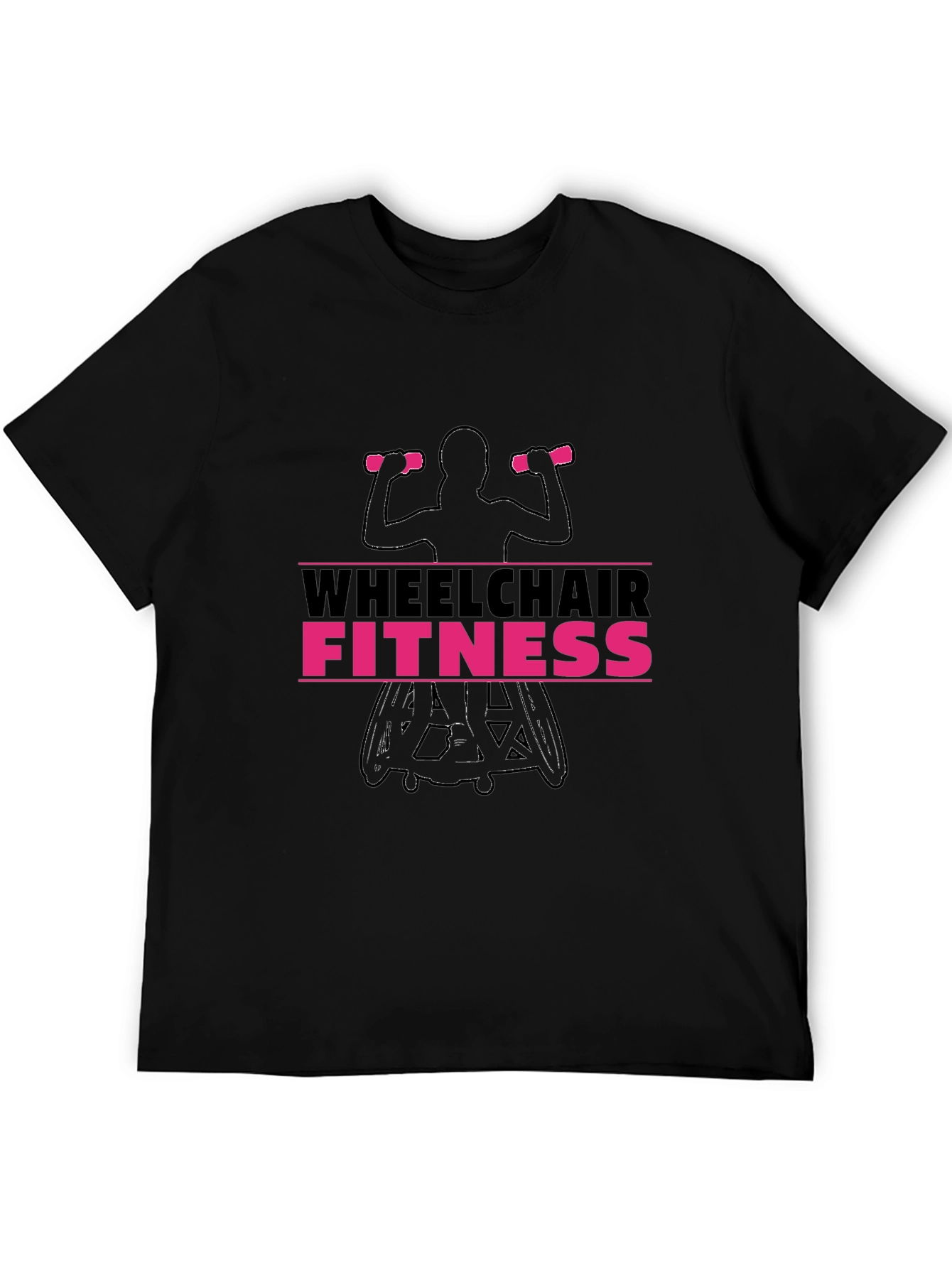 Wheelchair Fitness Graphic T-Shirt