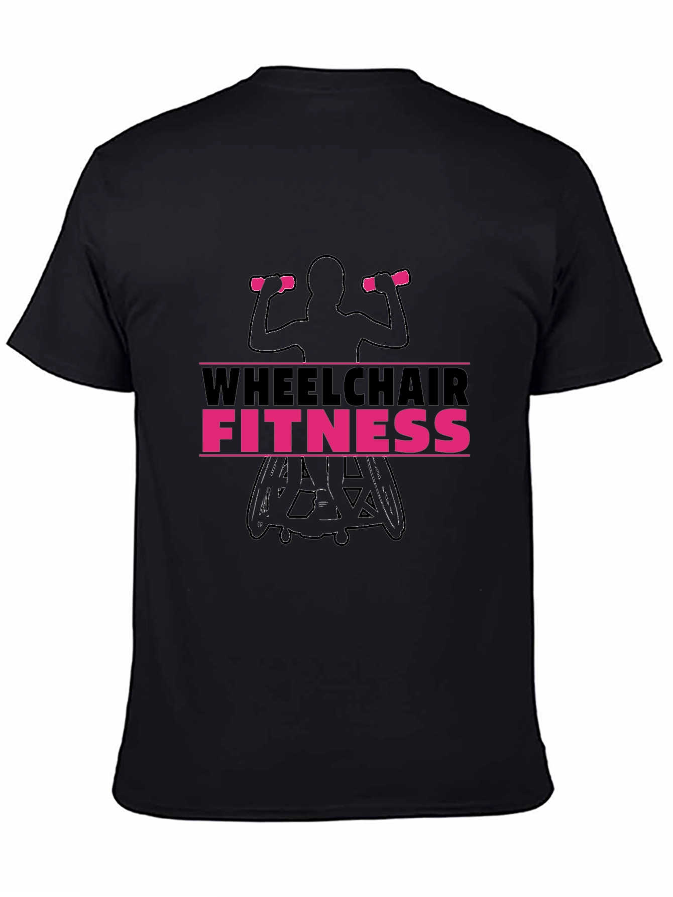 Wheelchair Fitness Graphic T-Shirt