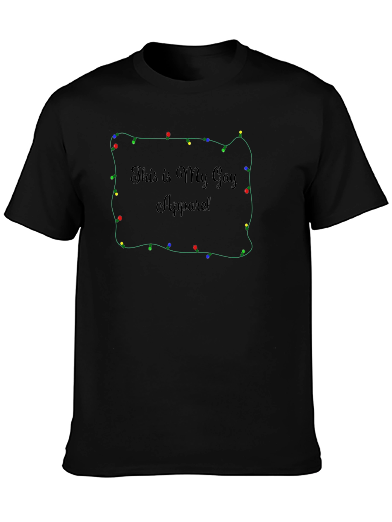 Festive LGBTQ+ Tee: This Is My Gay Apparel!