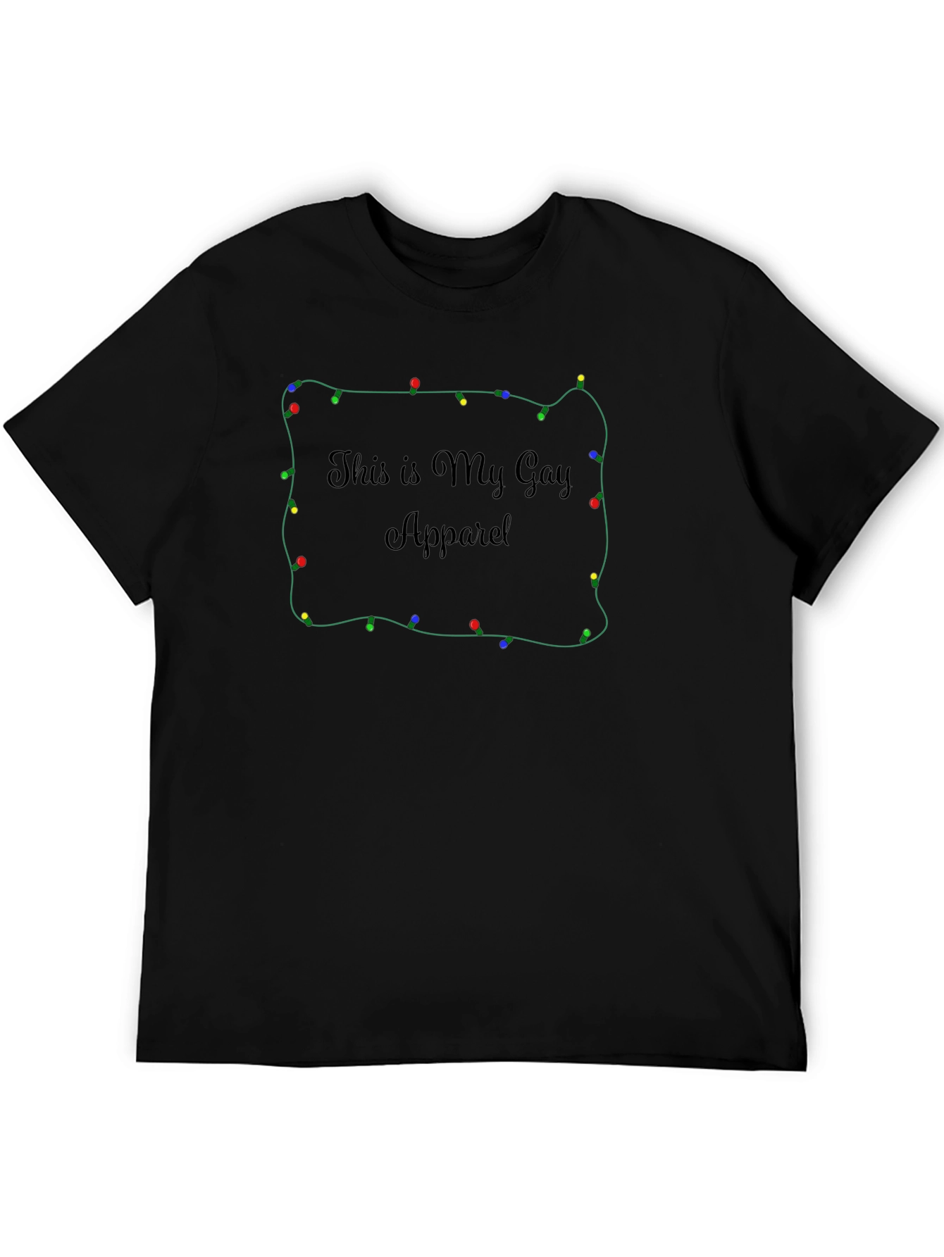 Festive LGBTQ+ Tee: This Is My Gay Apparel!