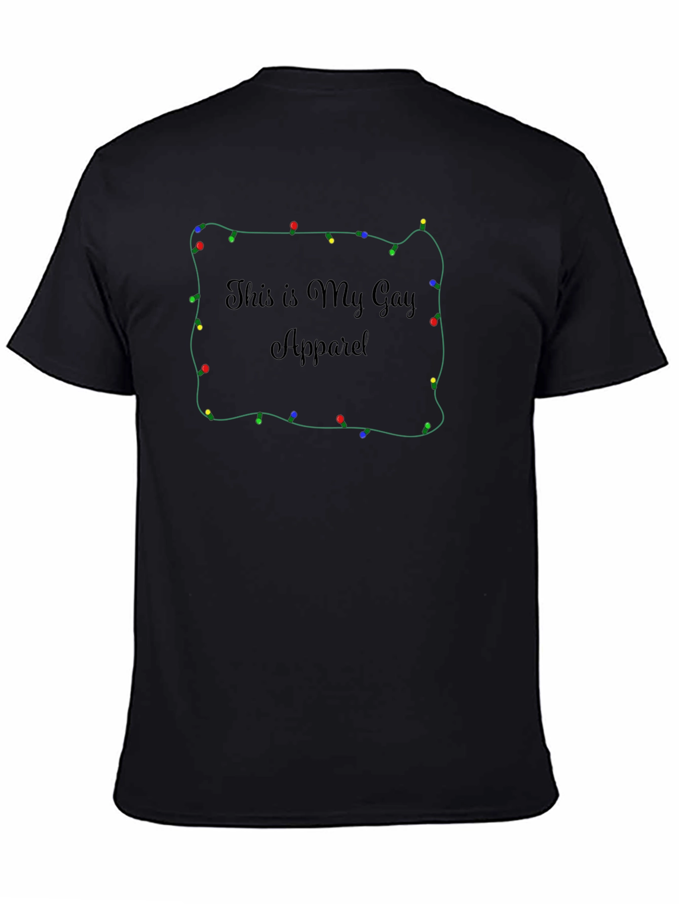 Festive LGBTQ+ Tee: This Is My Gay Apparel!