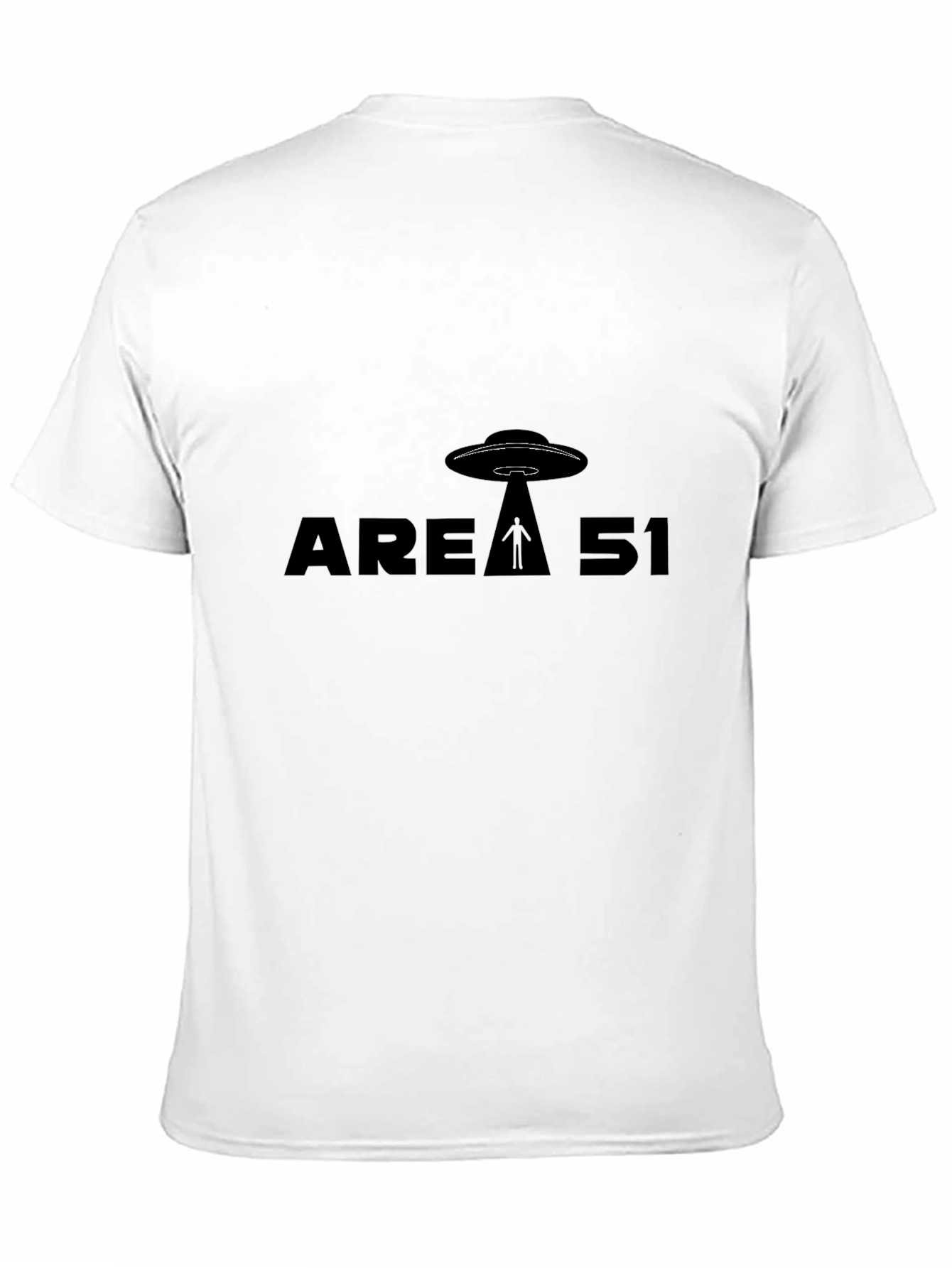 Area 51 UFO T-Shirt - Black Graphic Tee