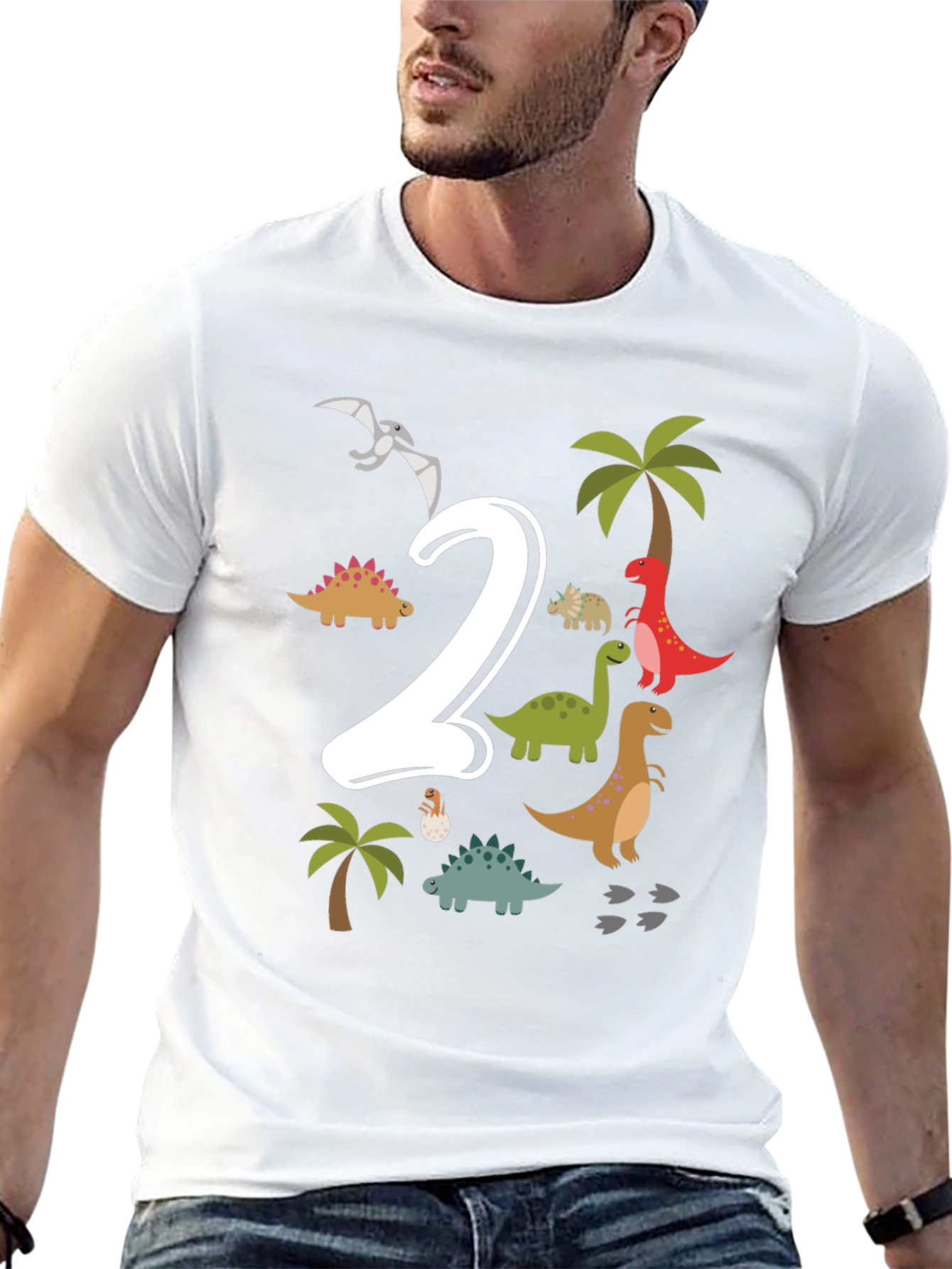 Dino 2nd Birthday T-Shirt
