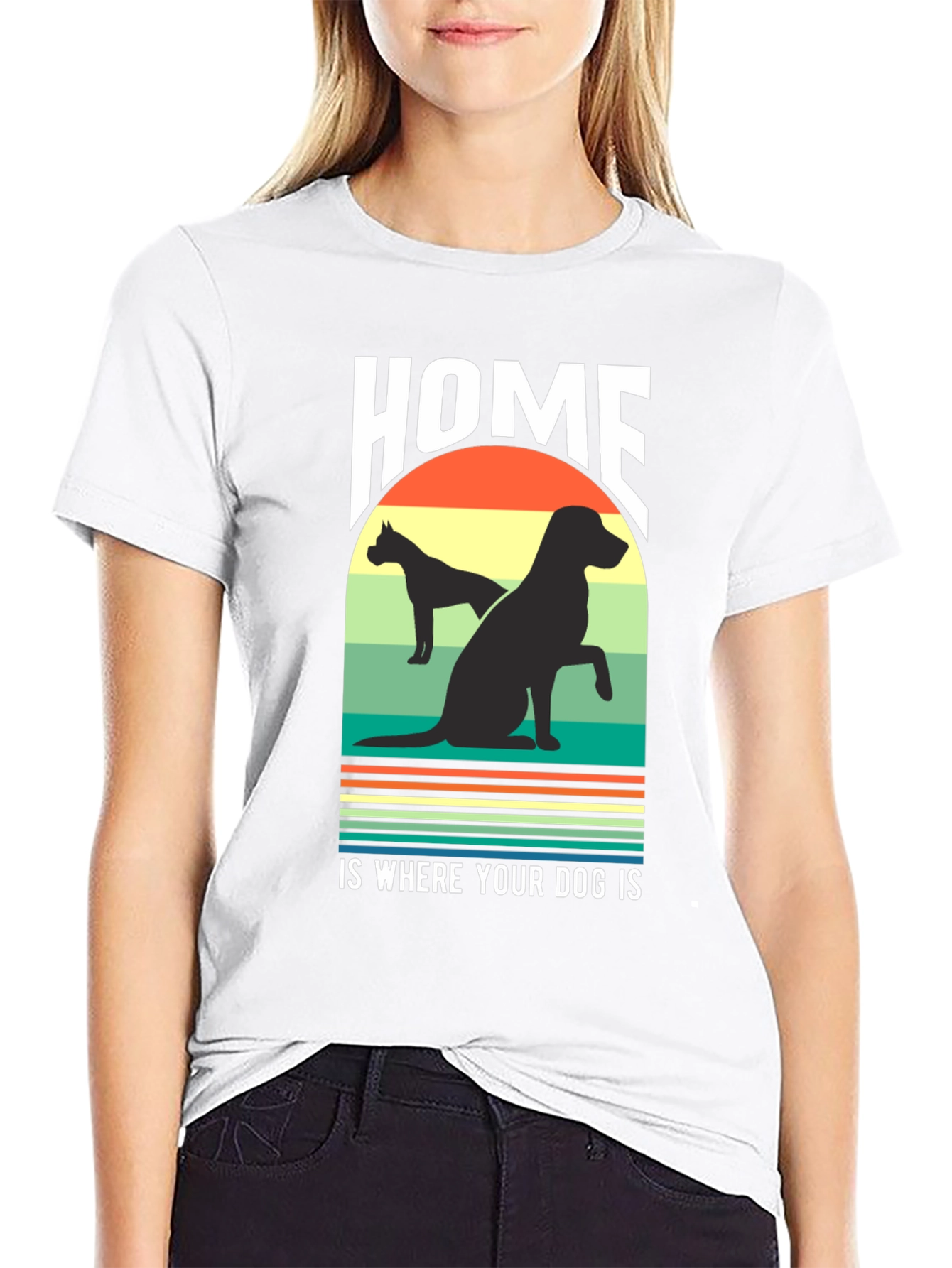Home Is Where Your Dog Is Graphic T-Shirt