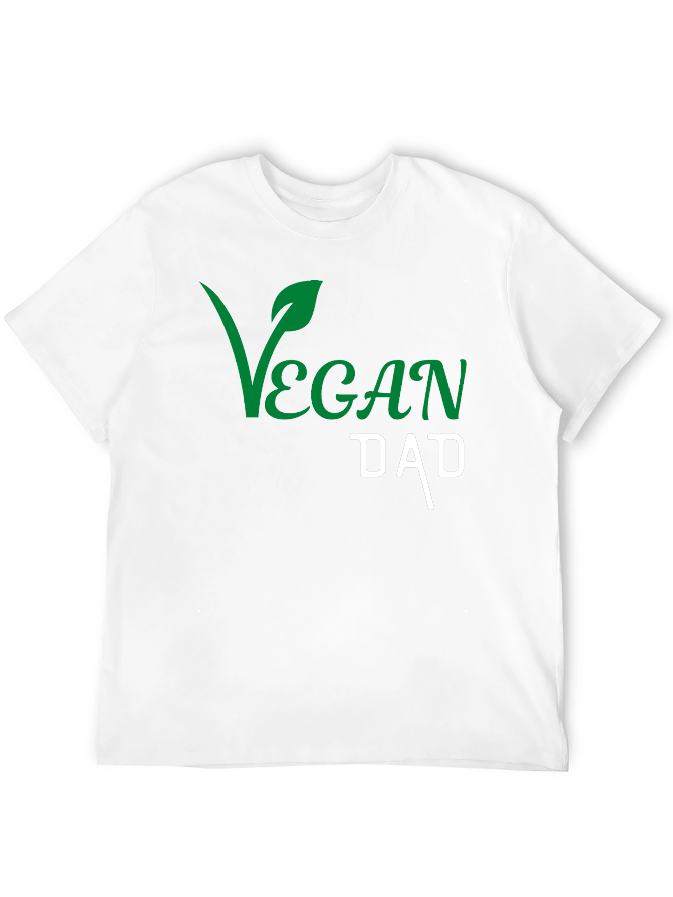 Vegan Dad Graphic T-Shirt - Black Cotton Tee