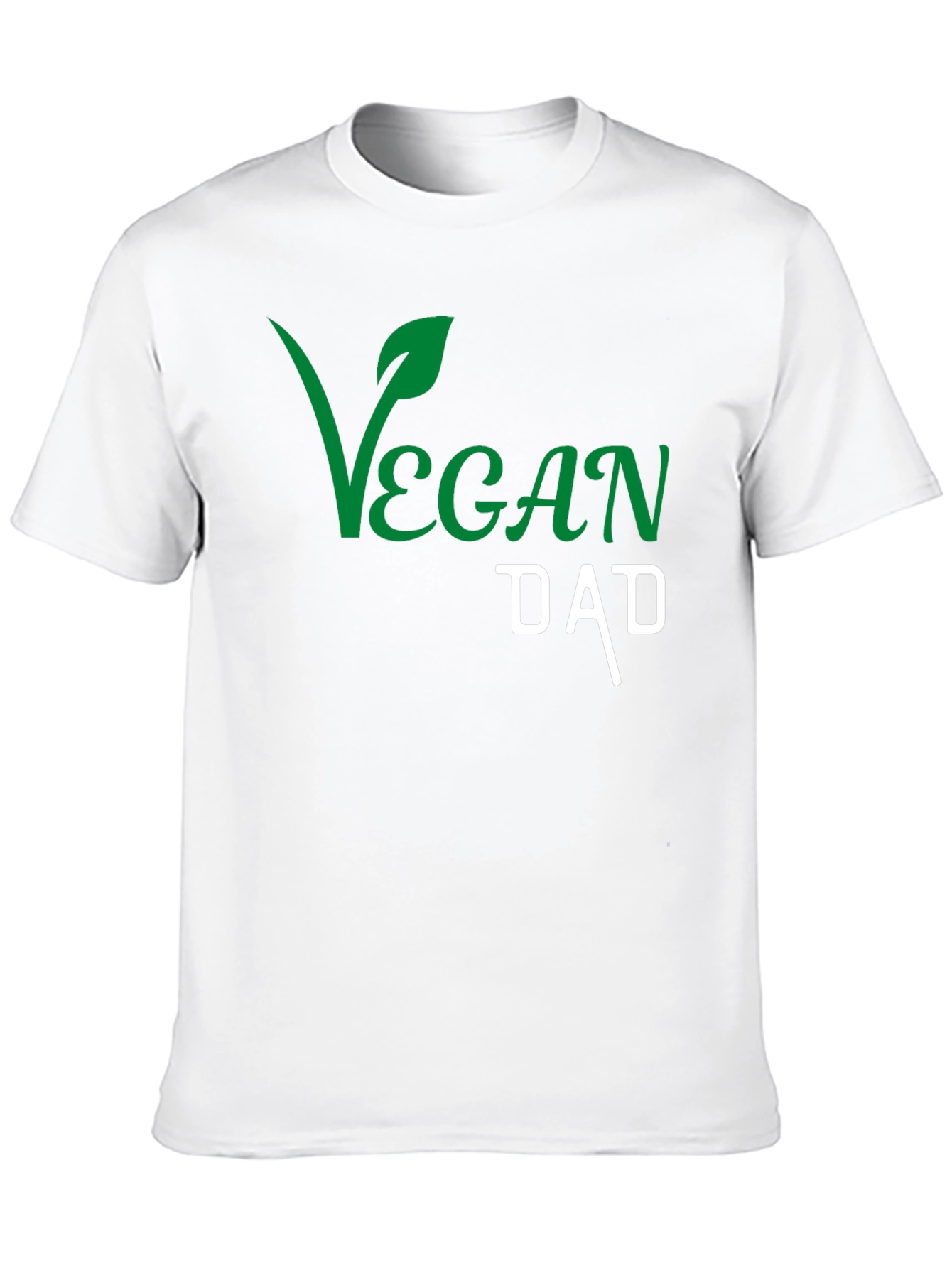 Vegan Dad Graphic T-Shirt - Black Cotton Tee